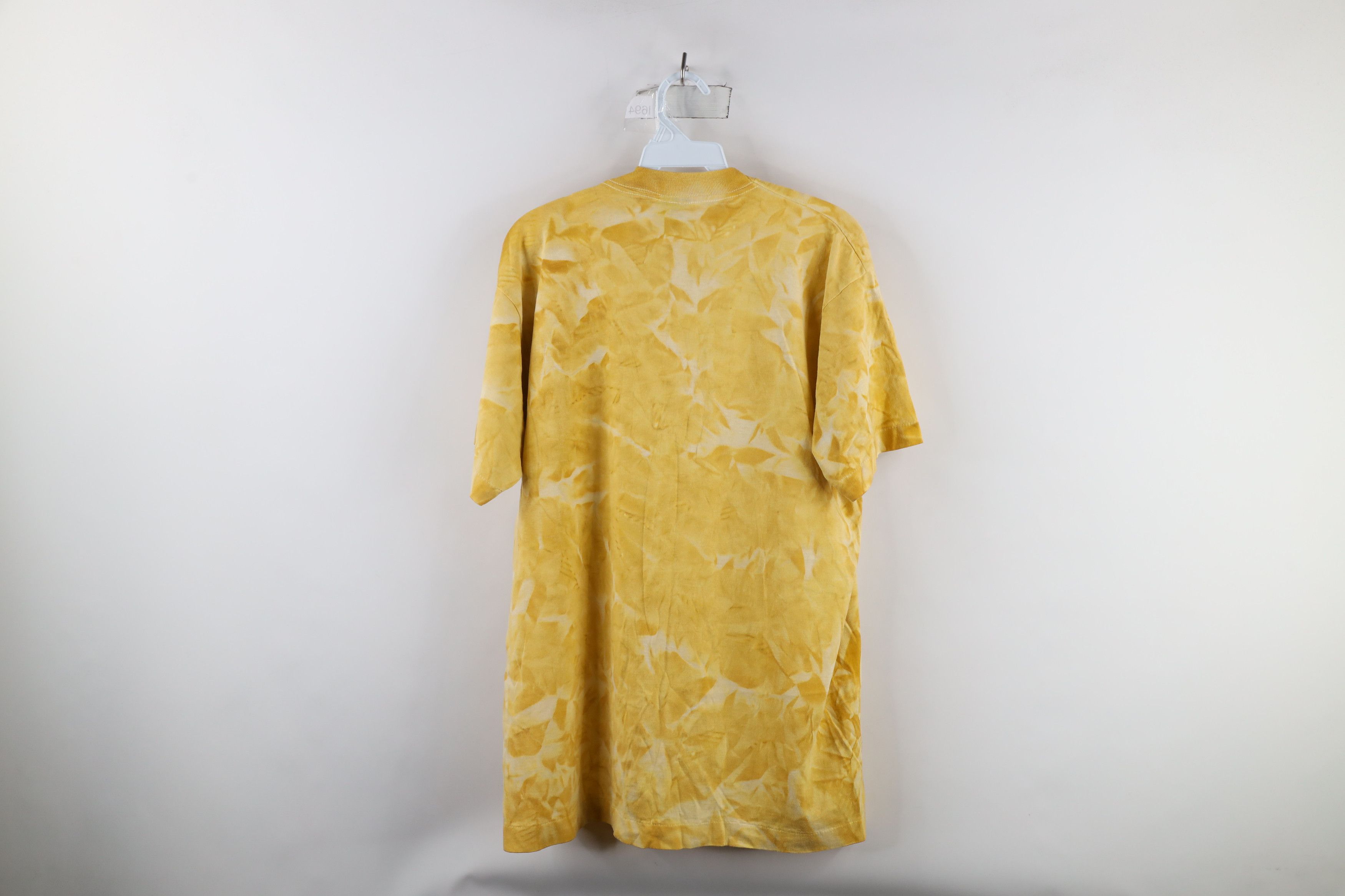 Vintage Vintage 90s Streetwear Mardi Gras Acid Wash T-Shirt Gold USA Size US XL / EU 56 / 4 - 11 Thumbnail