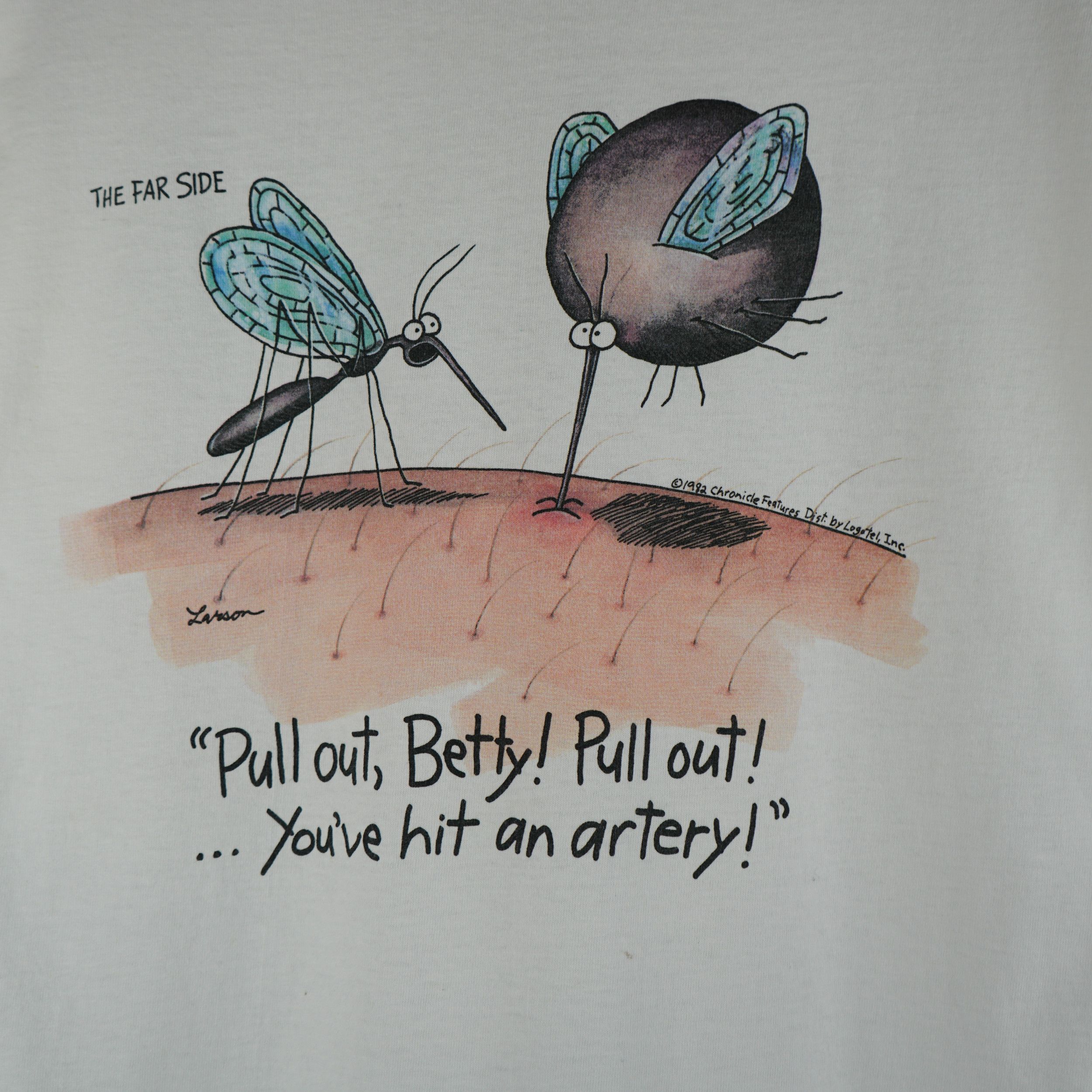 Vintage Vintage 1982 The Far Side Mosquitos T-Shirt Size US L / EU 52-54 / 3 - 2 Thumbnail