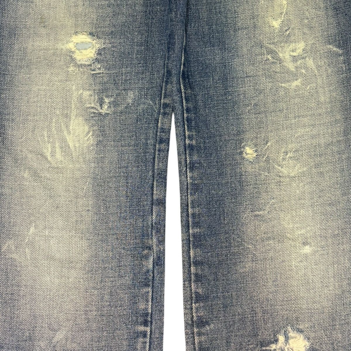 Diesel Vintage Italy Diesel Lhela Faded Wash Distressed Jeans Size 29" - 3 Thumbnail