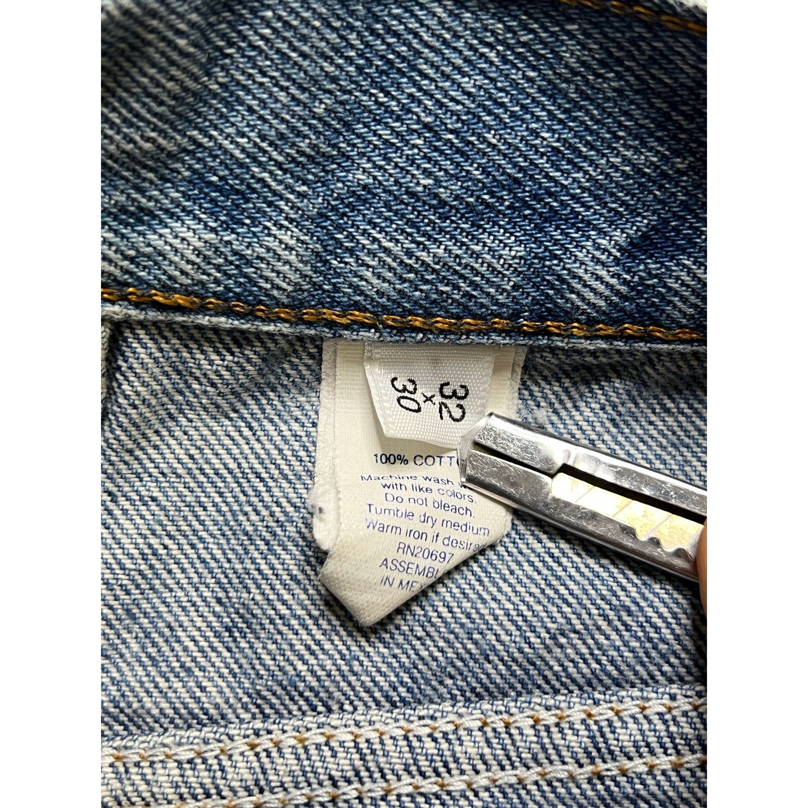 Dickies Vintage Dickies Banders Jeans Mens 32 Blue Faded Talon Zip Size US 32 / EU 48 - 5 Thumbnail