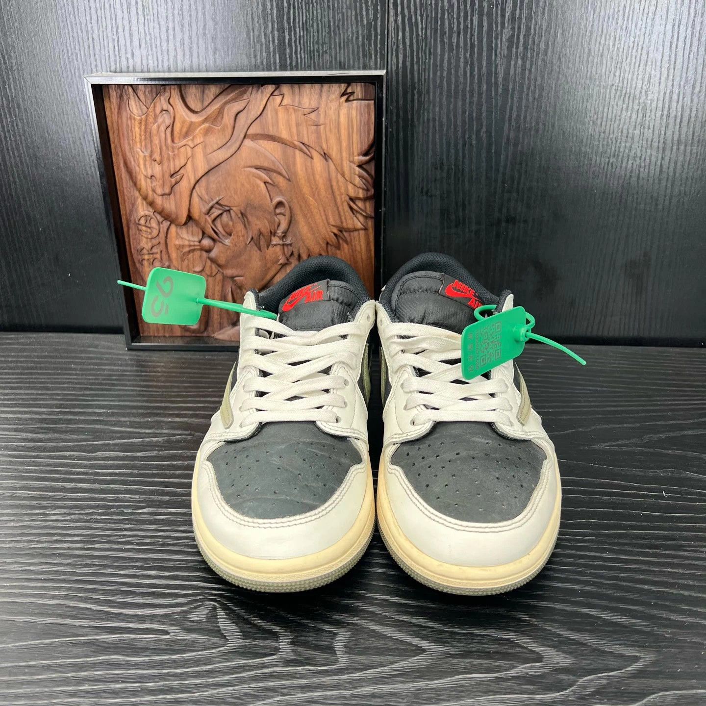Nike Air Jordan 1 Low TS Olive Barb 5.0 41 Size US 9.5 / EU 42-43 - 3 Thumbnail