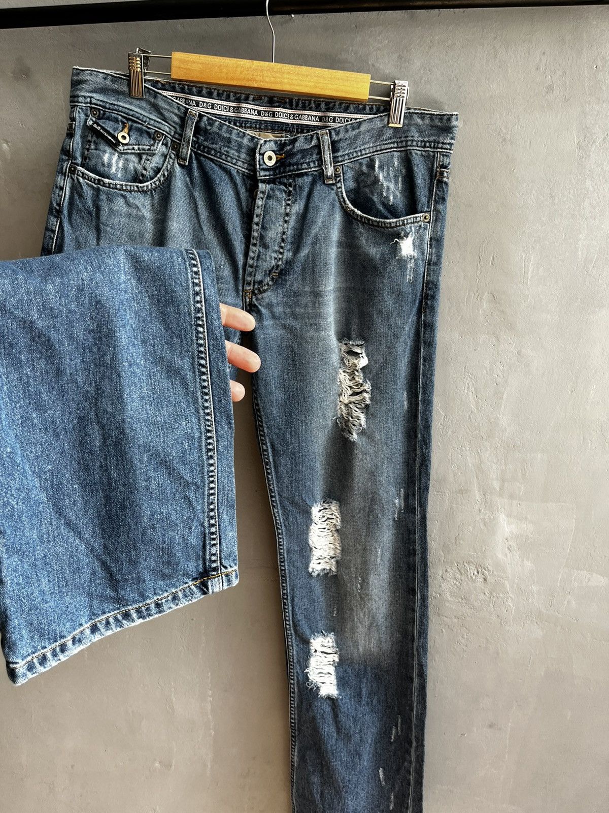Dolce & Gabbana × Vintage Vintage Dolce& Gabbana Jeans denim Size US 36 / EU 52 - 4 Thumbnail