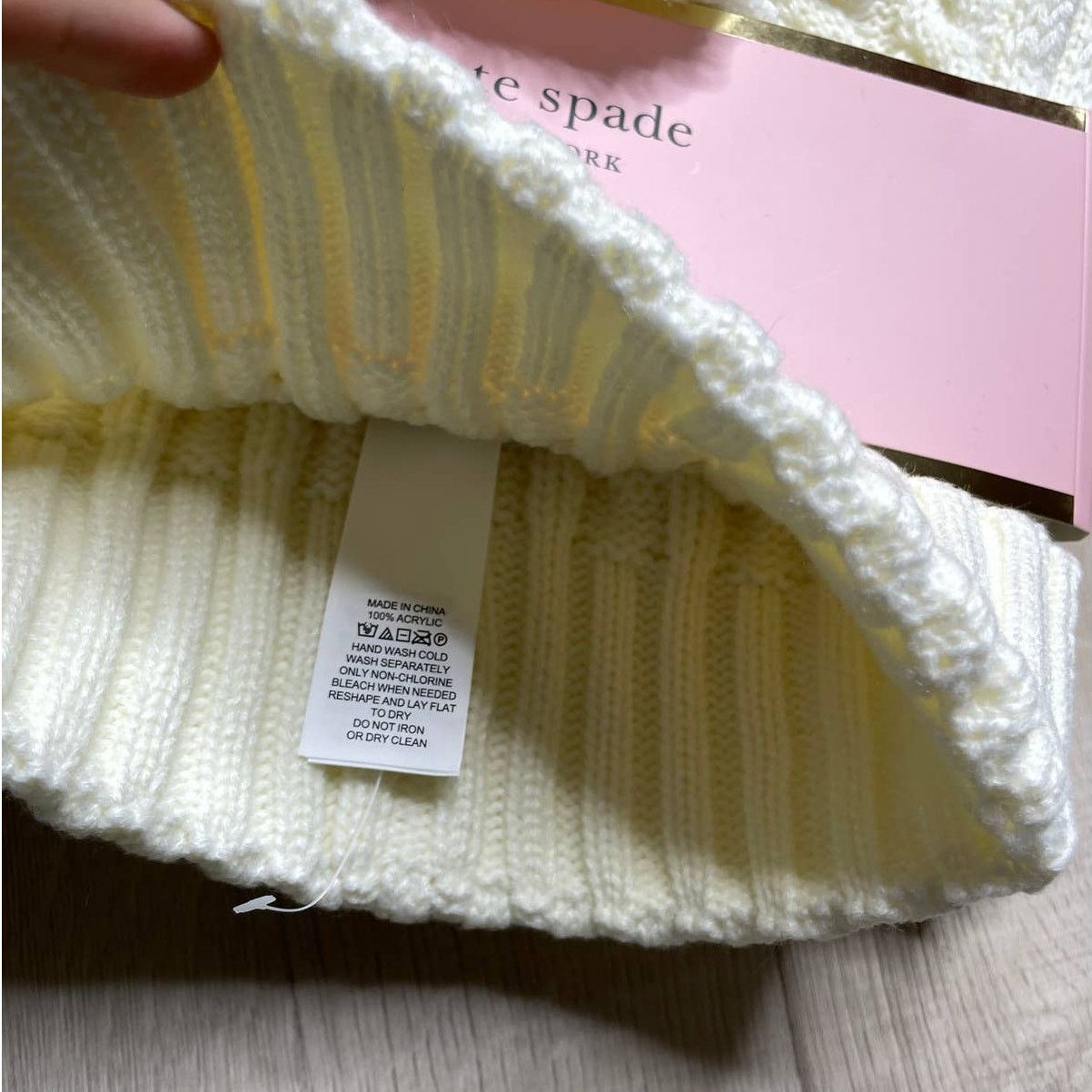 Kate Spade kate spade Cable-Knit Beanie Hat & Muffler scarf Set Cream Size ONE SIZE - 3 Thumbnail