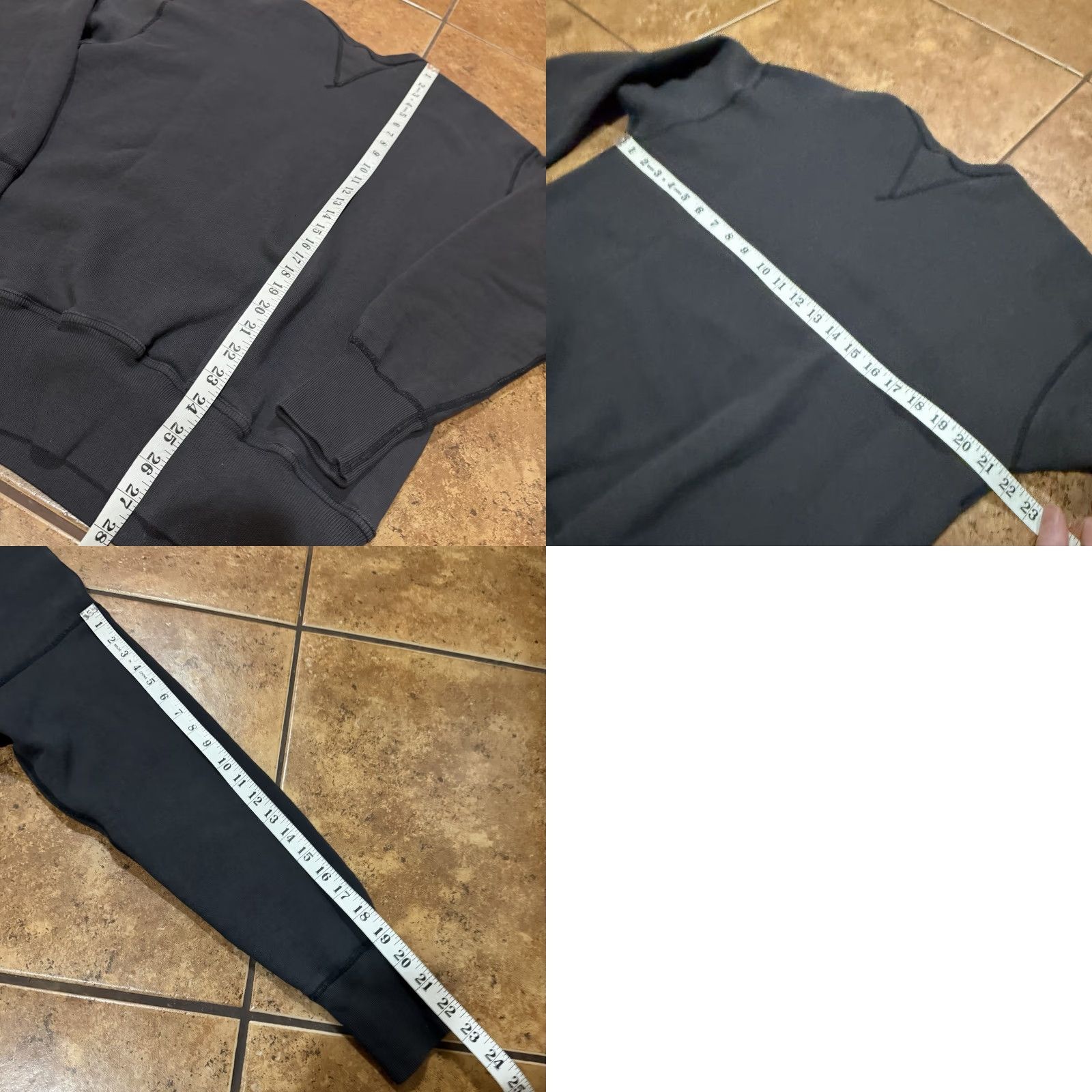 Warehouse VINTAGE Warehouse & Co Japan Double V Sweatshirt Black All Cotton Size 42 40s Dubble Men Pullover Size US XL / EU 56 / 4 - 8 Thumbnail
