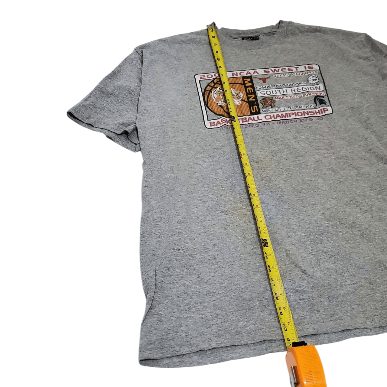 NCAA Y2K 2003 NCAA Sweet 16 Championship T-Shirt (Longhorns) Size US XL / EU 56 / 4 - 6 Thumbnail