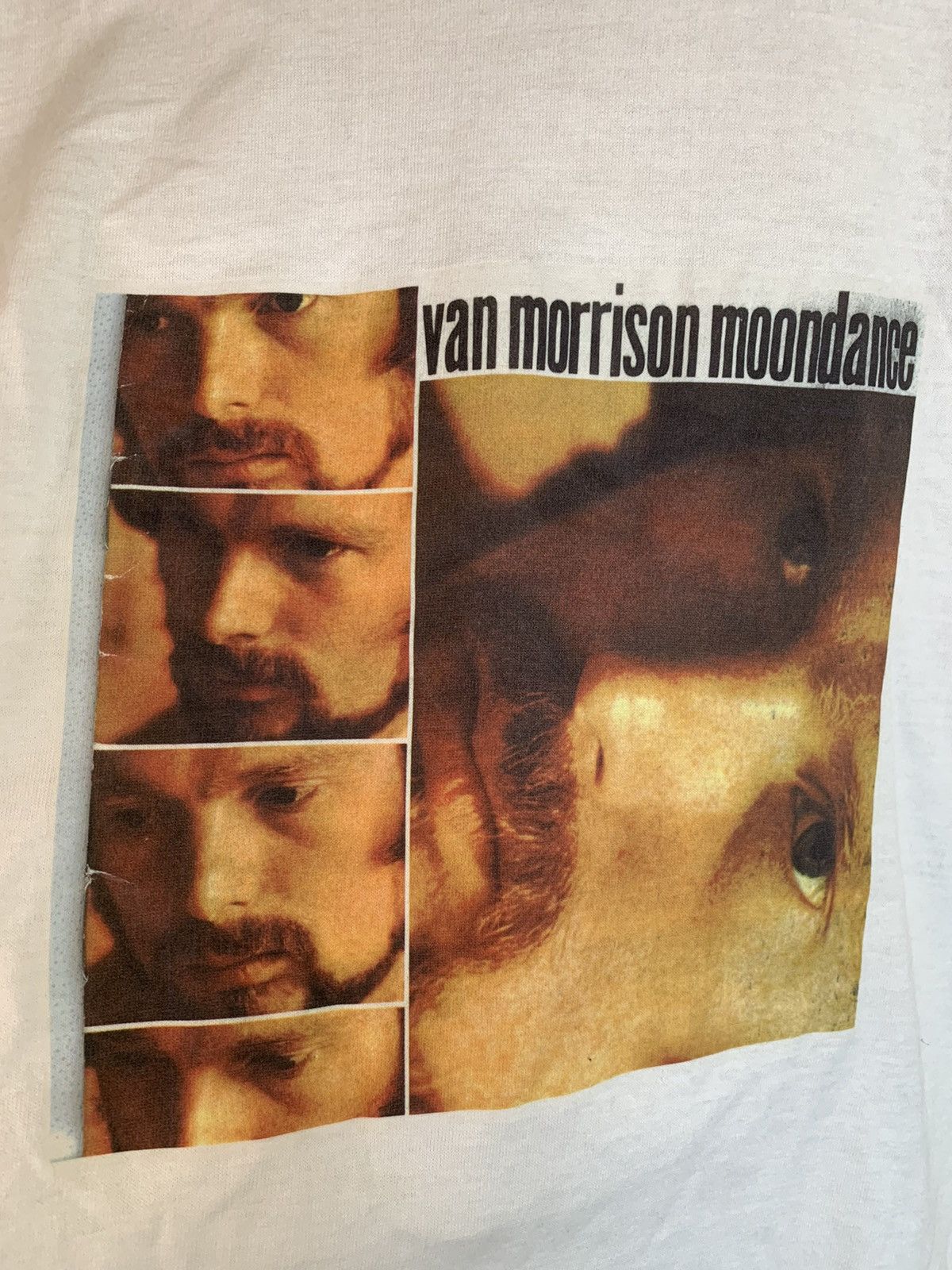 Band Tees × Vintage *RARE* Vintage Van Morrison Moondance Album Cover T-Shirt XL Size US XL / EU 56 / 4 - 2 Thumbnail