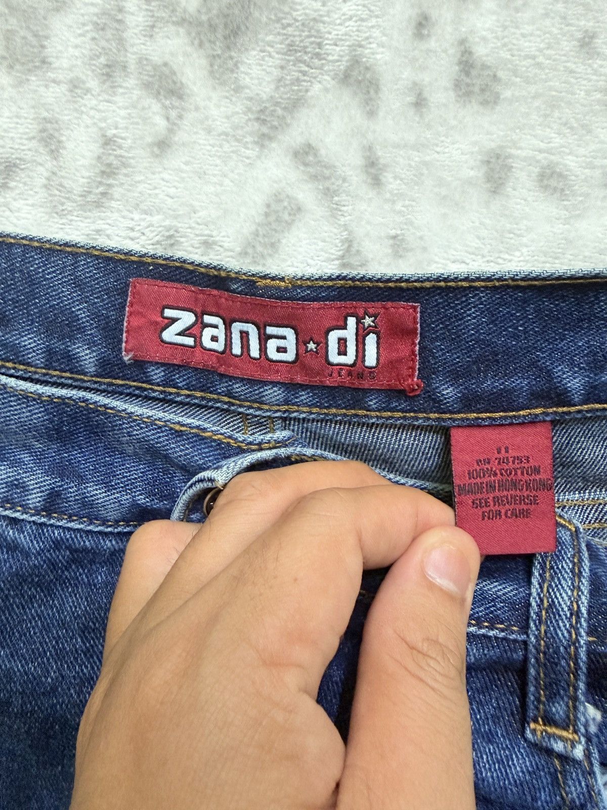 Hysteric Glamour Zana Di Patchwork Flare Y2K Vintage Denim Jeans Size US 30 / EU 46 - 14 Thumbnail