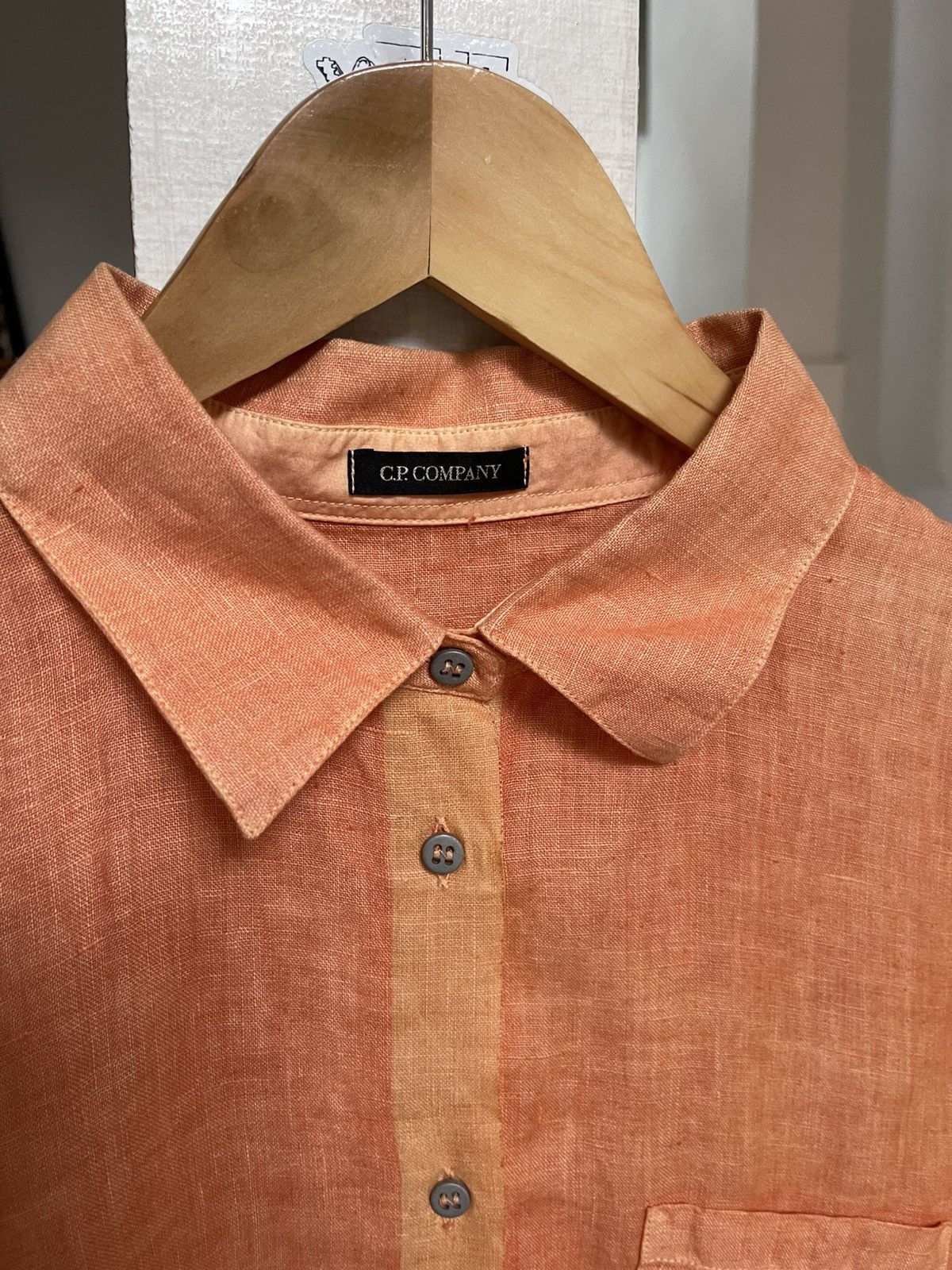 C.P. Company × Vintage Vintage CP Company Linen Shirt Size XL / US 12-14 / IT 48-50 - 2 Thumbnail
