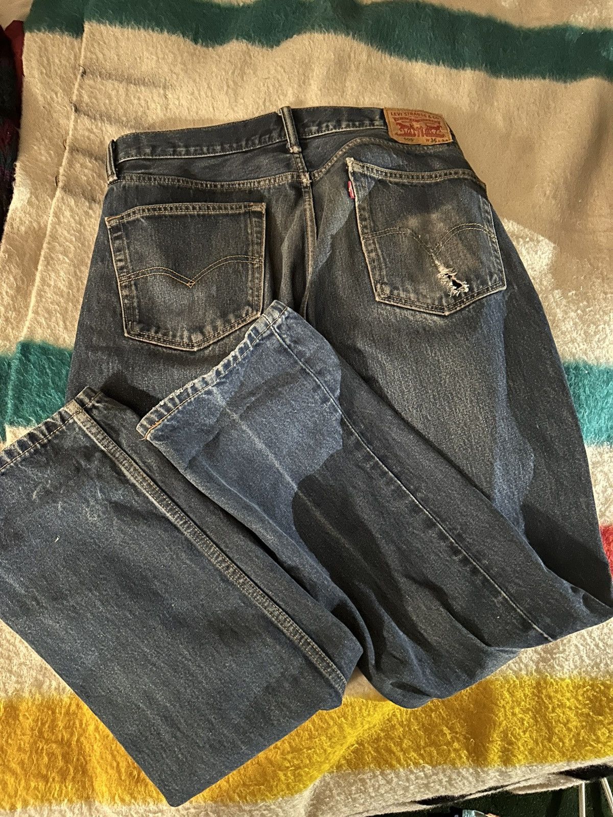 Levi's levis blue jeans Size US 34 / EU 50 - 3 Thumbnail