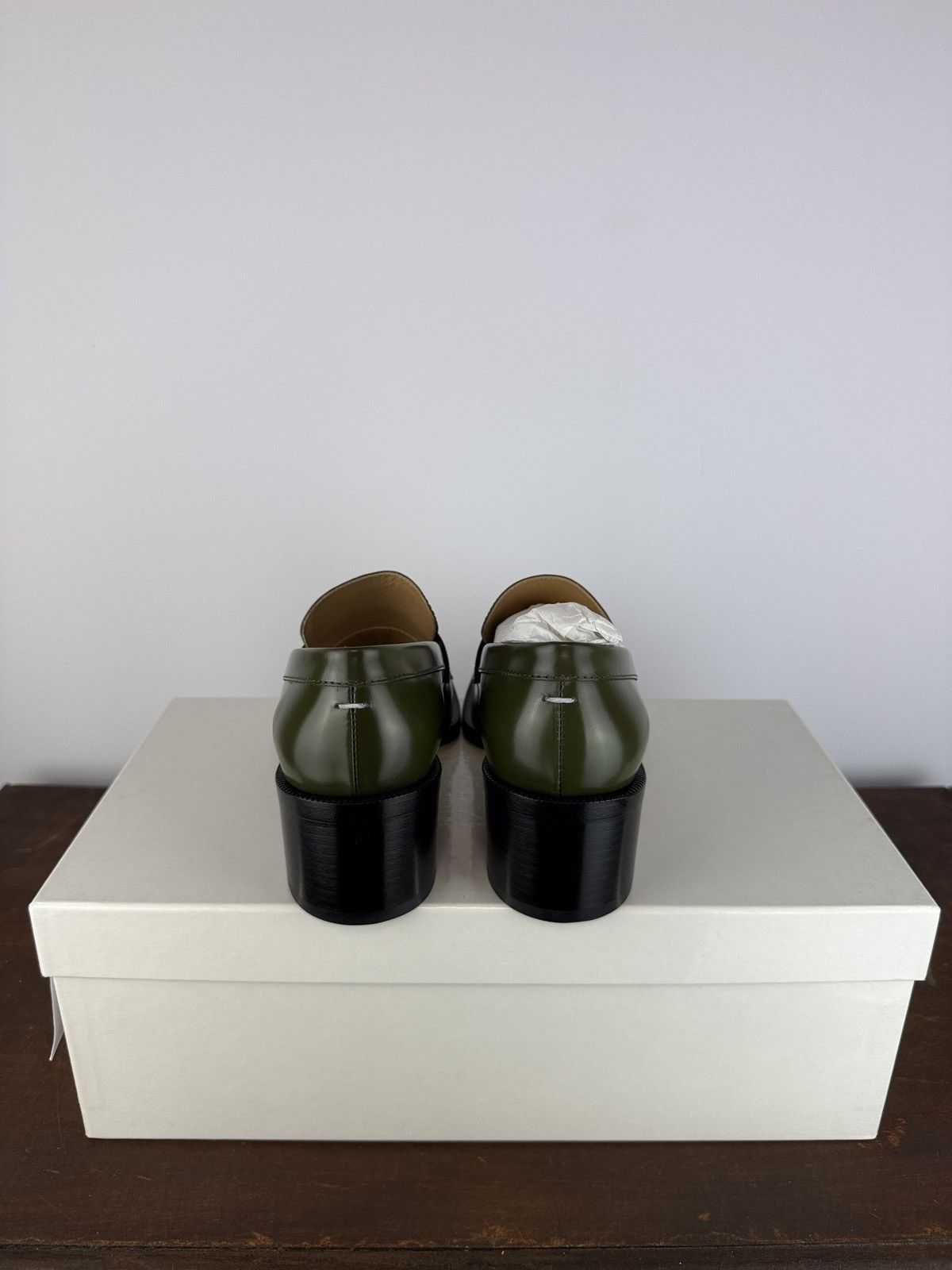 Maison Margiela Green Maison Martin Margiela Tabi loafers (new with box) Size US 6 / IT 36 - 4 Thumbnail