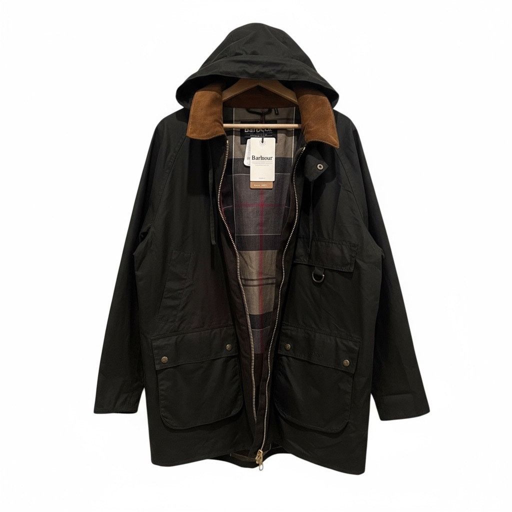 Barbour NWT Barbour Highclere Hooded Waxed Jacket Size US/14 Size XL / US 12-14 / IT 48-50 - 8 Thumbnail