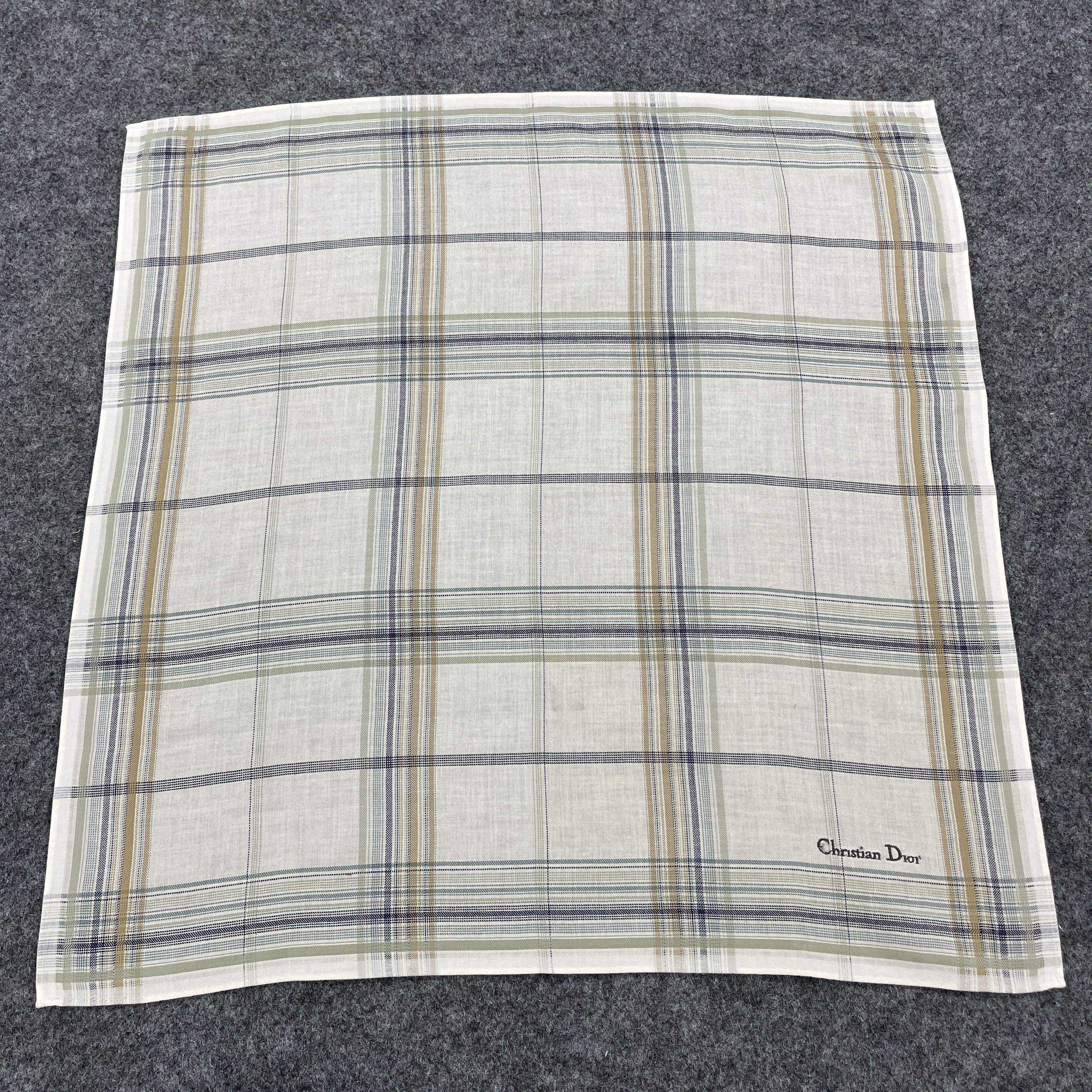 Vintage Christian Dior Handkerchief / Bandana / Neckerchief B610 Size ONE SIZE - 2 Thumbnail