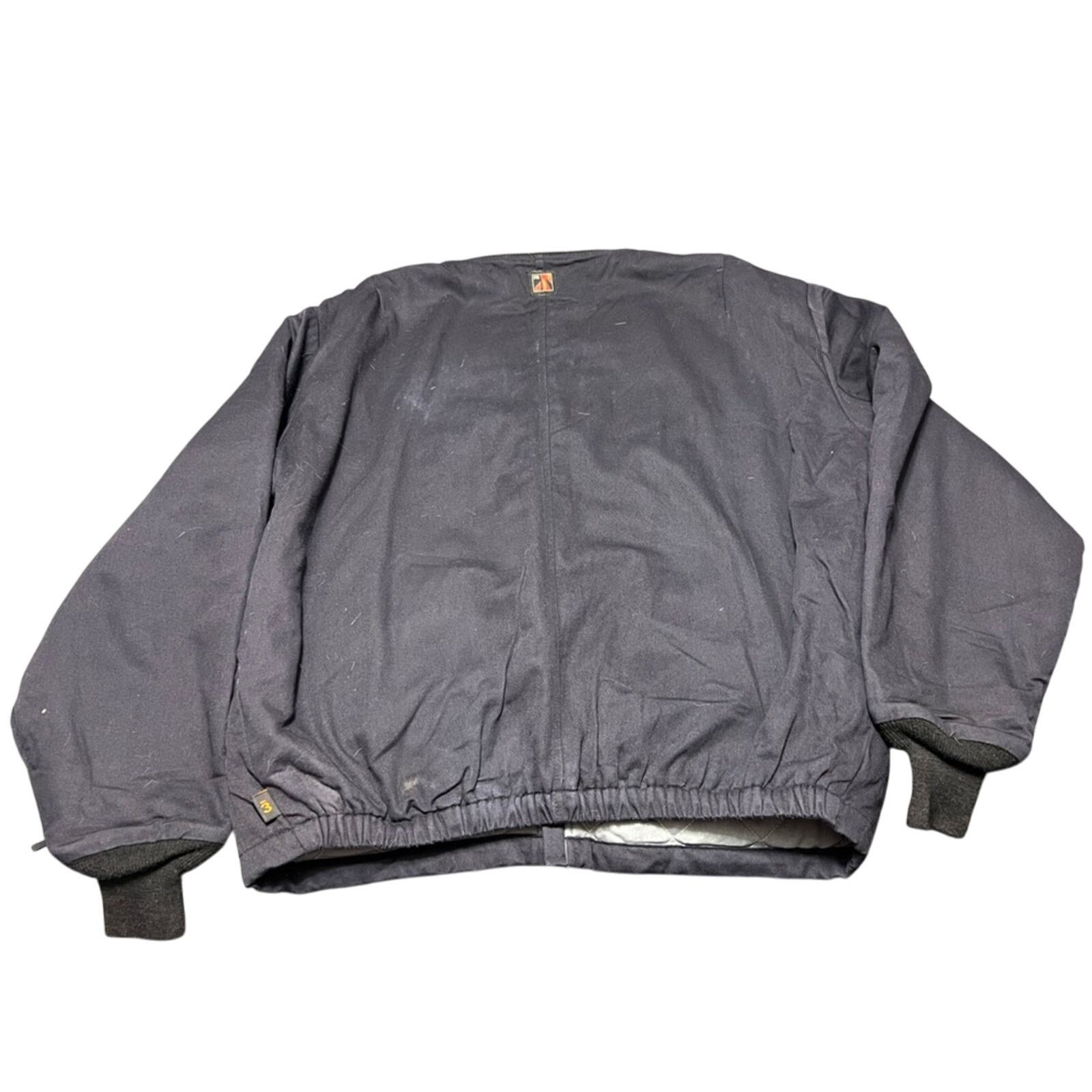 Vintage Vintage Workrite FR Quilted Lined Bomber Jacket Mens RARE Size US XL / EU 56 / 4 - 2 Thumbnail