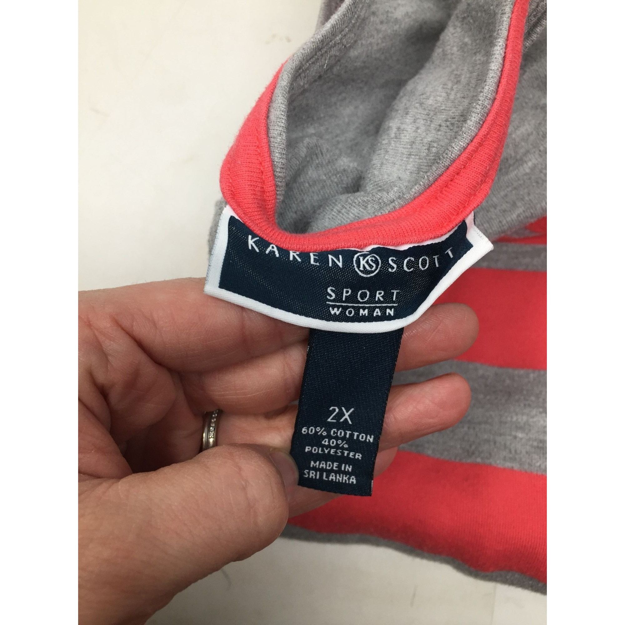 Other KAREN SCOTT (KS) SPORT Womens Long Sleeved Top Size XXL (2X) Size XXL / US 16-18 / IT 52-54 - 3 Thumbnail