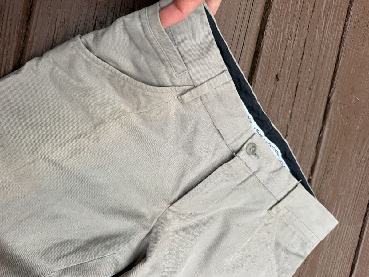 Dolce & Gabbana Vintage Dolce & Gabbana Khaki Tan Slack Pants Button 30 Size US 30 / EU 46 - 11 Thumbnail