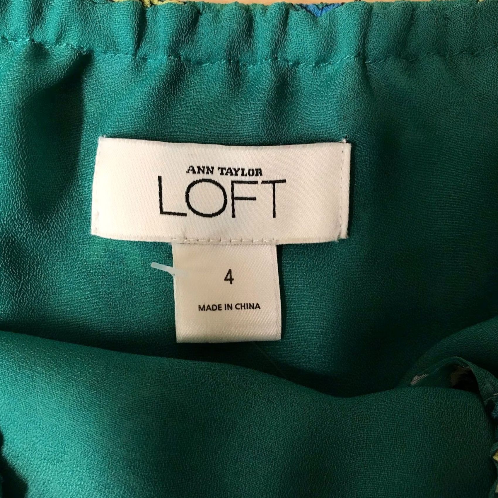 Ann Taylor LOFT Ann Taylor Midi Dress Size 4 Teal Blue Paisley Print Halter Neck Keyhole Size S / US 4 / IT 40 - 7 Thumbnail