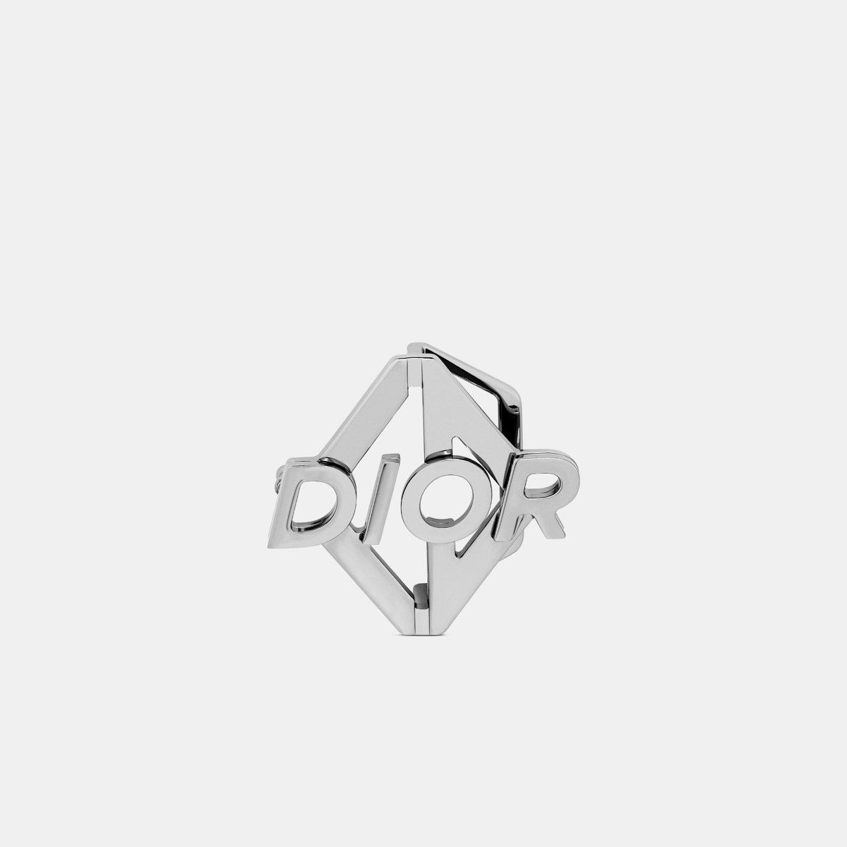 Dior o1bcso1str0126 Size: OS/Cd Diamond Belt Buckle in Silver Size ONE SIZE - 4 Thumbnail