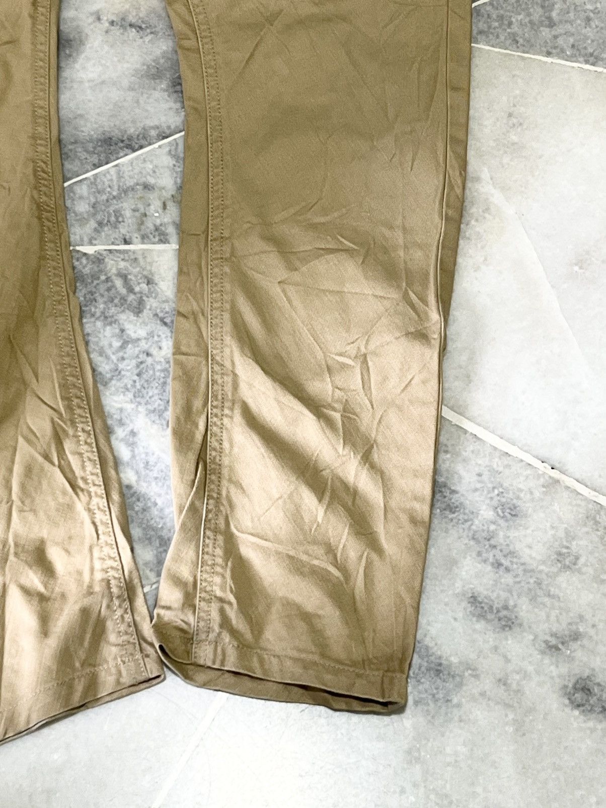 Ne-Net Ne-net Japan by Issey Miyake Khaki Cotton Chino Pants Size US 28 / EU 44 - 3 Thumbnail
