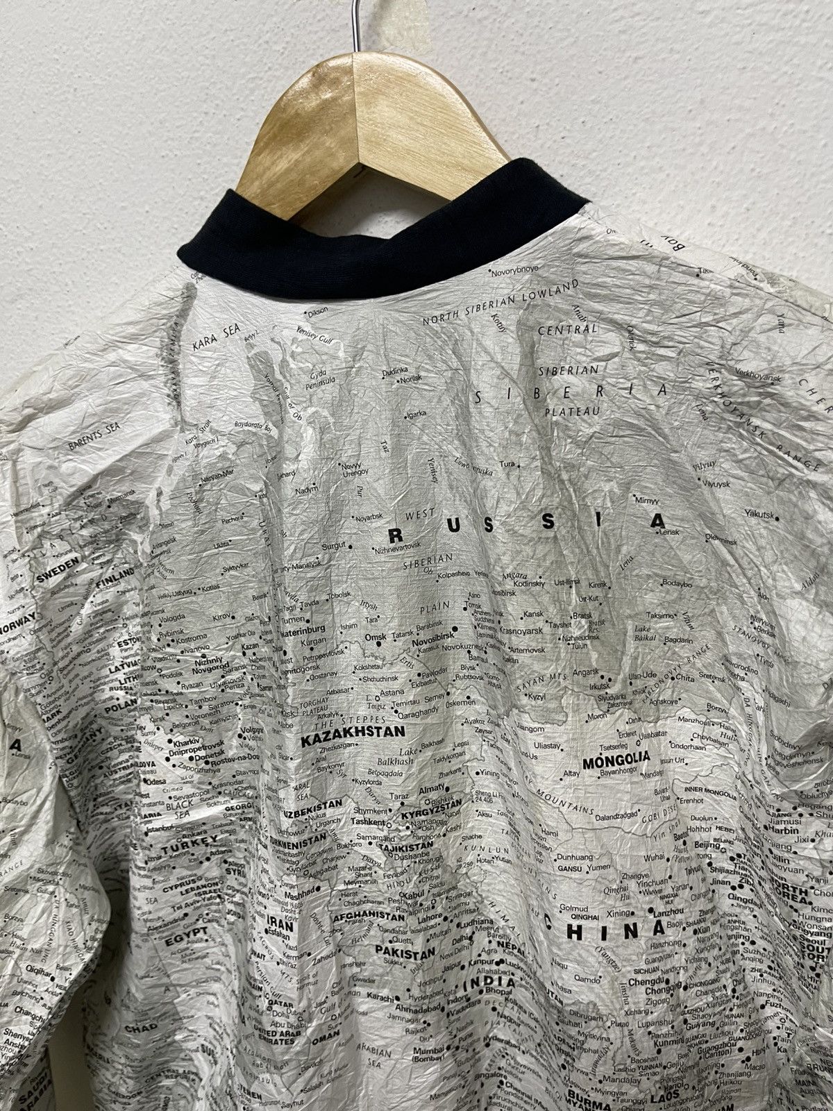 Other 90s KURT COBAIN STYLE MAPS JACKET BY LESLIE JORDAN Size US S / EU 44-46 / 1 - 18 Thumbnail
