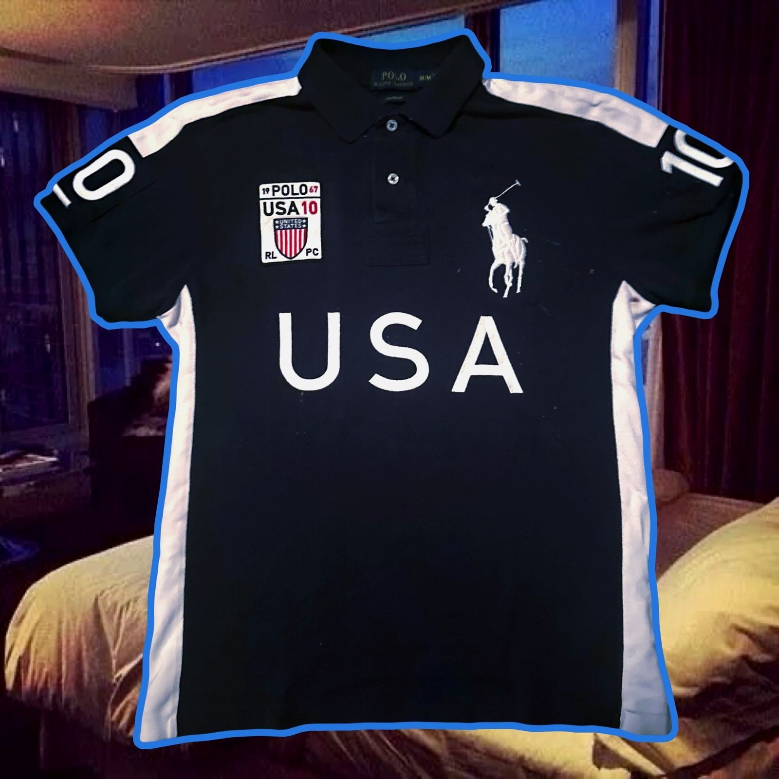 Polo Ralph Lauren Polo Ralph Lauren polo shirt usa big pony Size US M / EU 48-50 / 2 - 6 Thumbnail