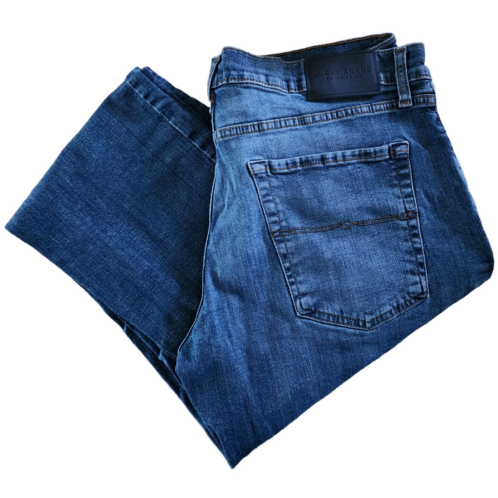Lucky Brand Lucky Brand men skinny blue jeans 36W 32L Size US 36 / EU 52 - 1 Thumbnail