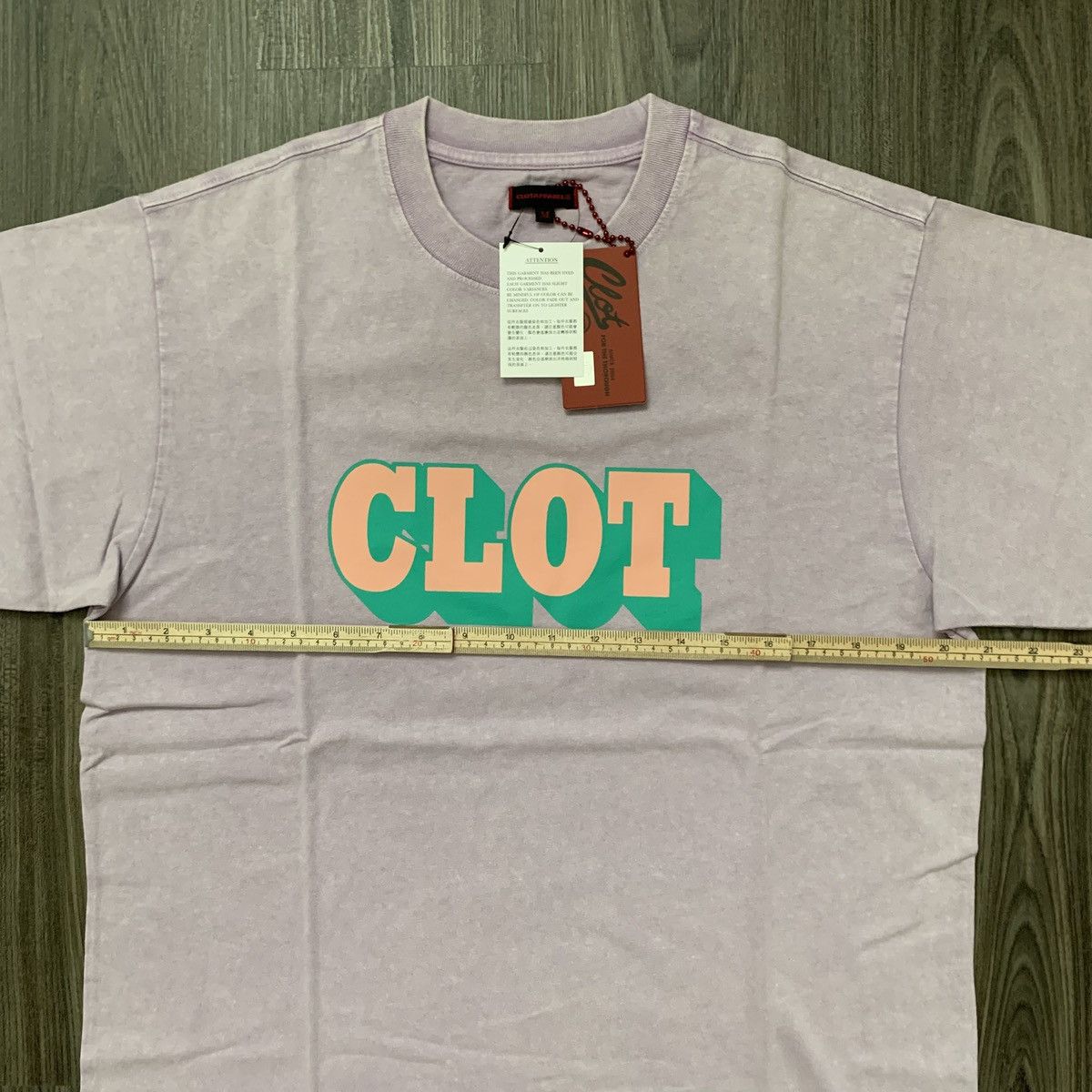 CLOT Clot Shadow Logo Short Sleeve tee Tshirt Purple Medium Size US M / EU 48-50 / 2 - 6 Thumbnail