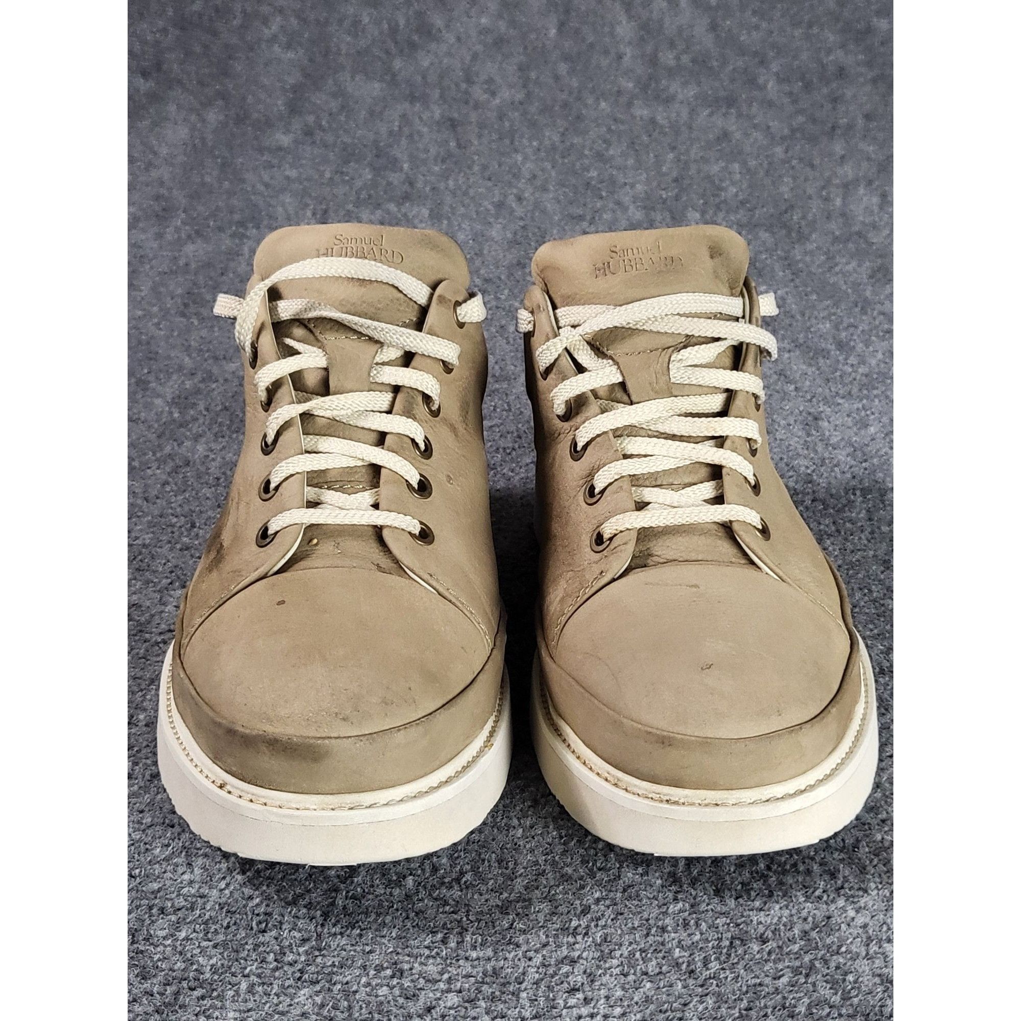 Samuel Hubbard Samuel Hubbard Fast Taupe Nubuck Sneakers Men Sz 12 Vibram C Size US 12 / EU 45 - 3 Thumbnail