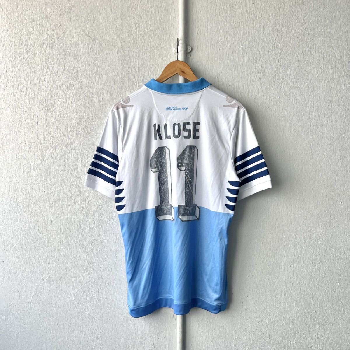 Macron 2014/2015 S.S. Lazio Miroslav Klose Away Kit Jersey Size US M / EU 48-50 / 2 - 4 Thumbnail