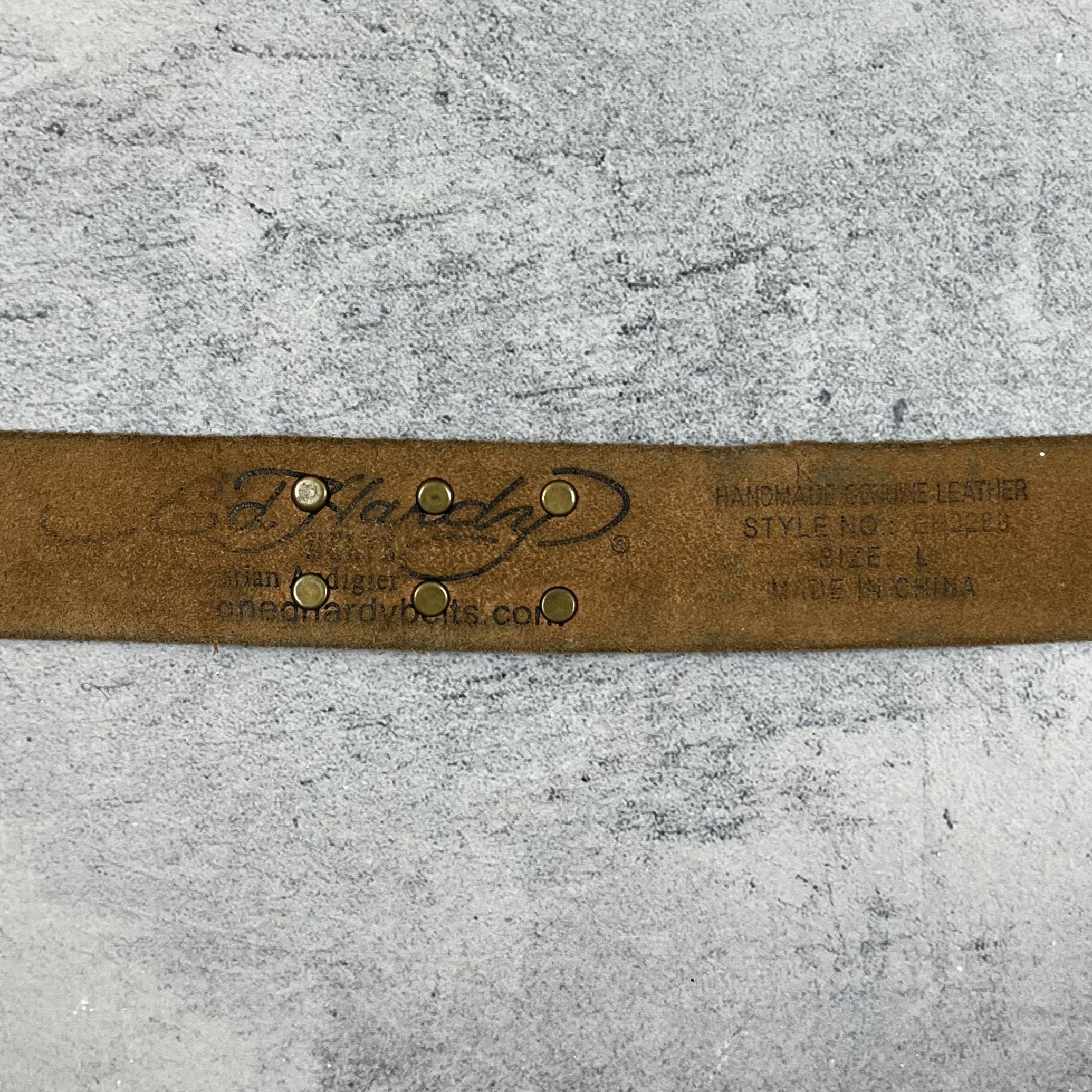 Ed Hardy Vintage Ed Hardy Skulls Rare Y2K Leather Belt 2000’s Size ONE SIZE - 11 Thumbnail