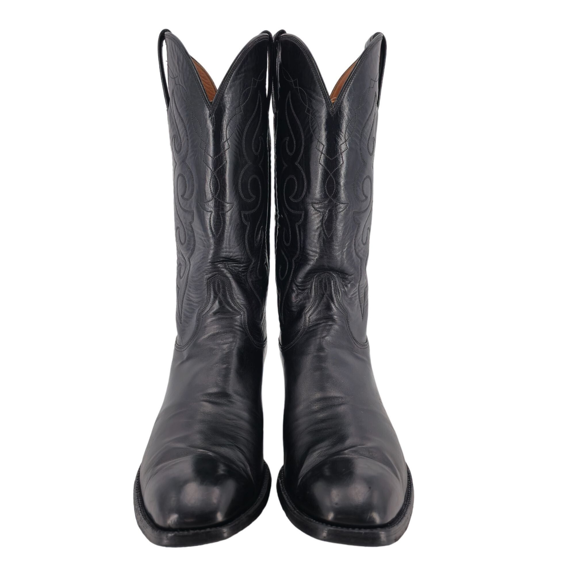 Lucchese Lucchese San Antonio FrenchToe 1984 Men 11.5E Black Leather Size US 11.5 / EU 44-45 - 1 Thumbnail