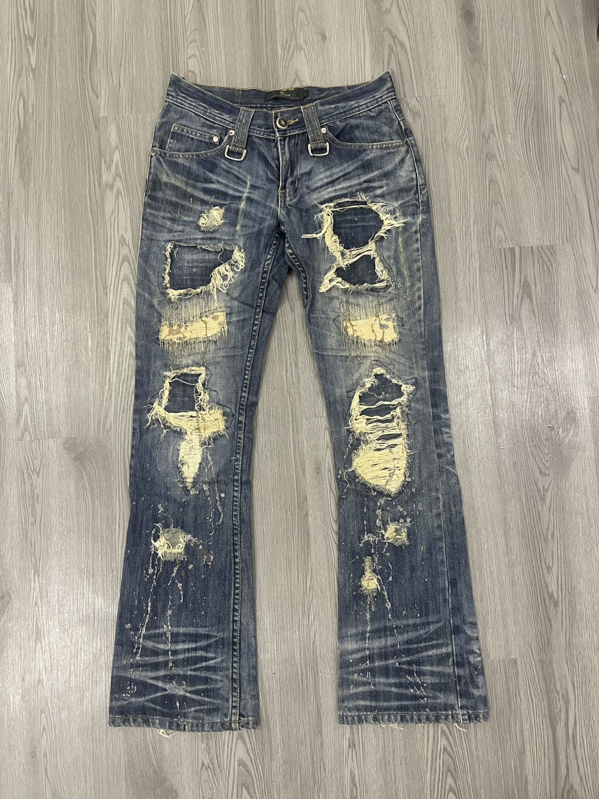 Seditionaries MIDAS BOOT CUT DISTRESSED DENIM Size 30" / US 8 / IT 44 - 5 Thumbnail