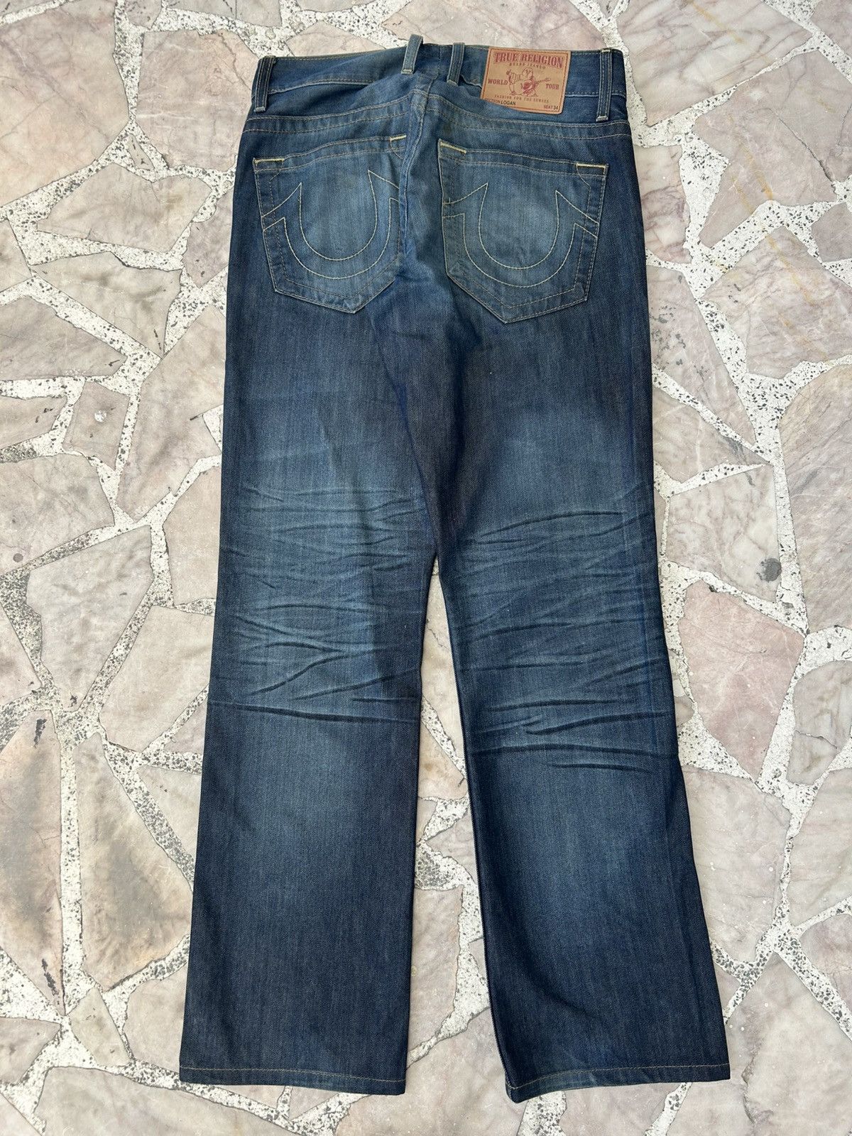 True Religion True Religion Logan Waist 34 Vintage Denim Size US 34 / EU 50 - 1 Thumbnail