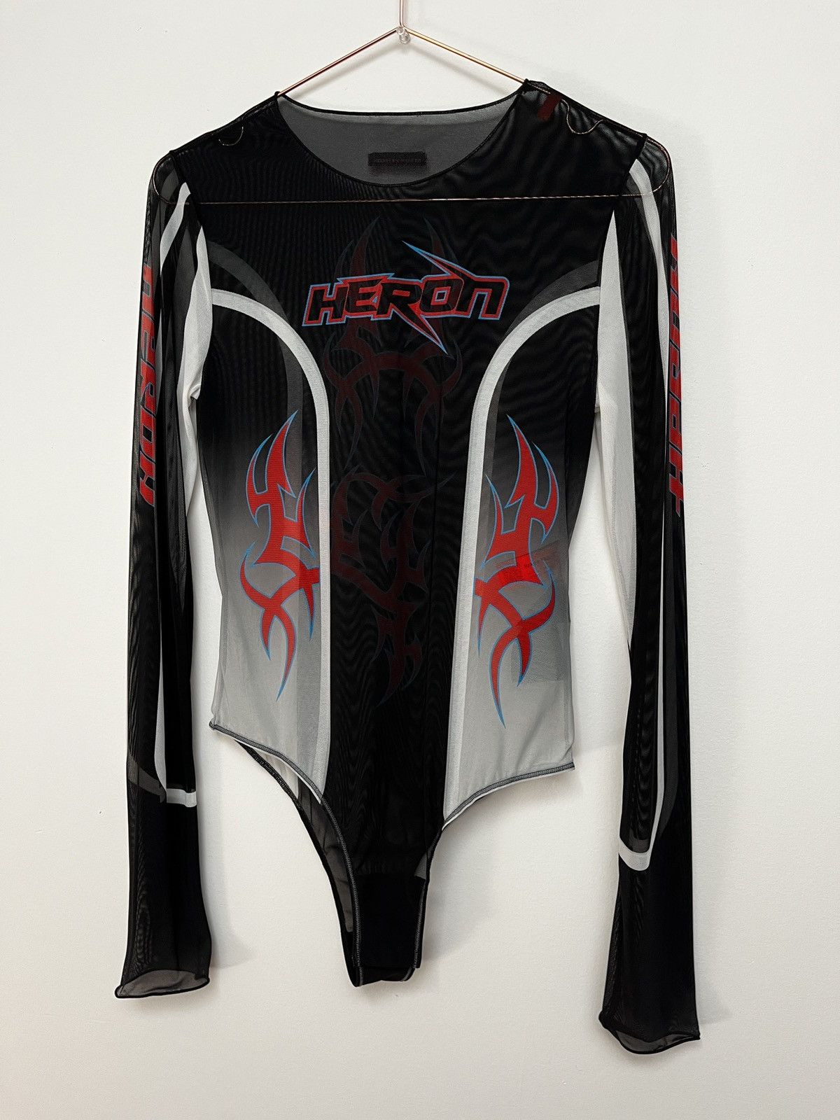 Heron Preston Heron Preston Gothic Mesh Bodysuit (unisex) Size US M / EU 48-50 / 2 - 1 Thumbnail