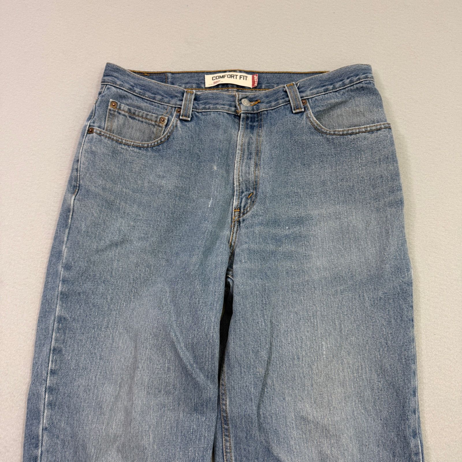 Levi's Vintage Levis 560 Jeans Men's 34x32 Denim y2k Distressed Size US 34 / EU 50 - 2 Thumbnail