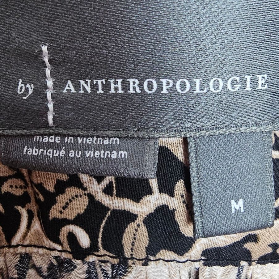Anthropologie Anthropologie Womens Floral Rabbit Print Surplice Top Sz M Size M / US 6-8 / IT 42-44 - 6 Thumbnail