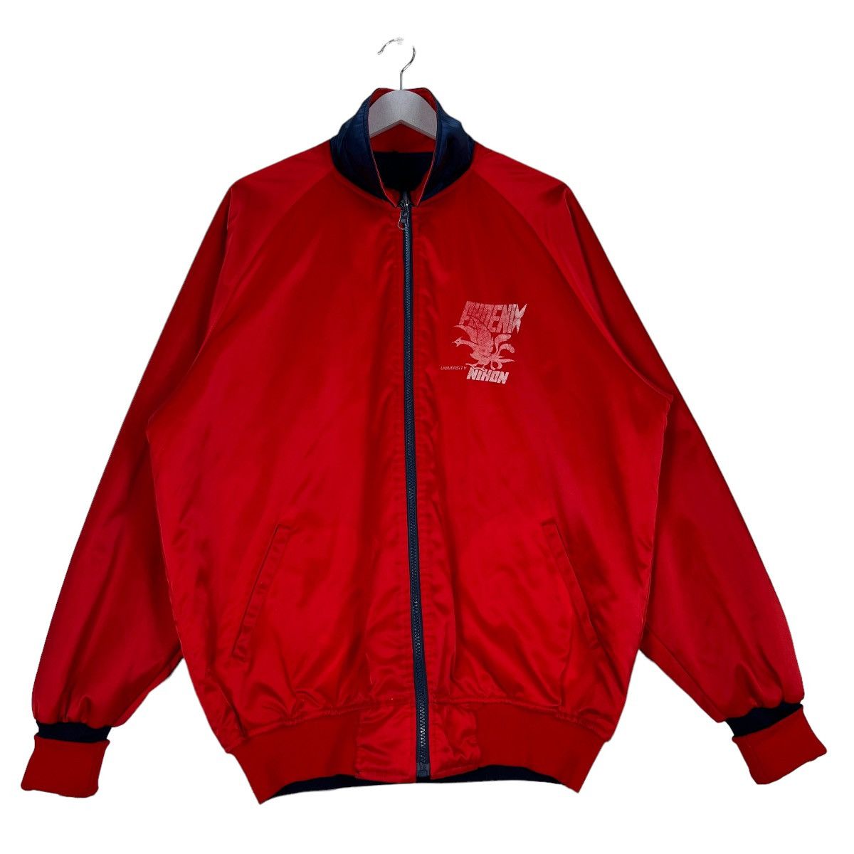 🔥 VINTAGE POENIX NIHON UNIVERSITY REVERSIBLE BOMBER JACKET
