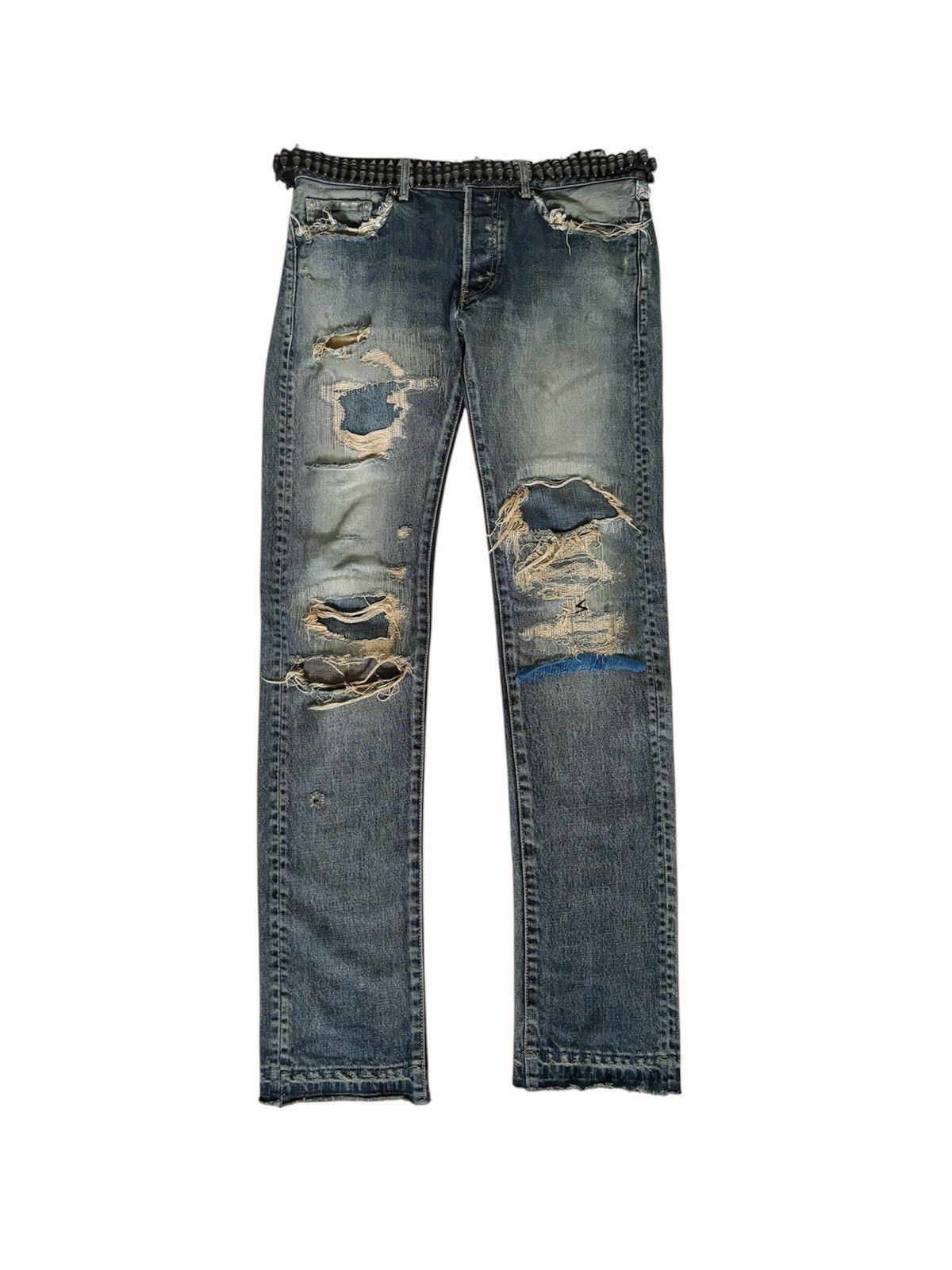 Undercover Undercover SS10 Blue Yarn Denim Size US 30 / EU 46 - 1 Thumbnail