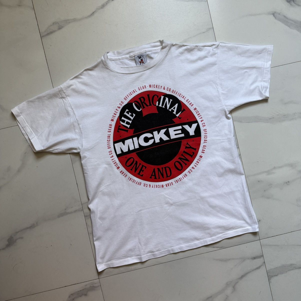 Mickey & Co. Vintage Mickey & Co. Distressed T-Shirt Size US XL / EU 56 / 4 - 3 Thumbnail