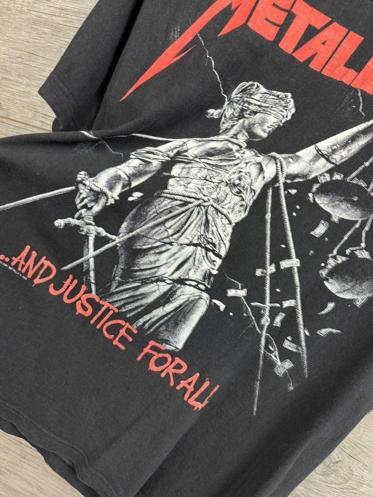 Metallica Metallica 2002 Y2k Vintage Band Tee And Justice Forall Size US M / EU 48-50 / 2 - 8 Thumbnail