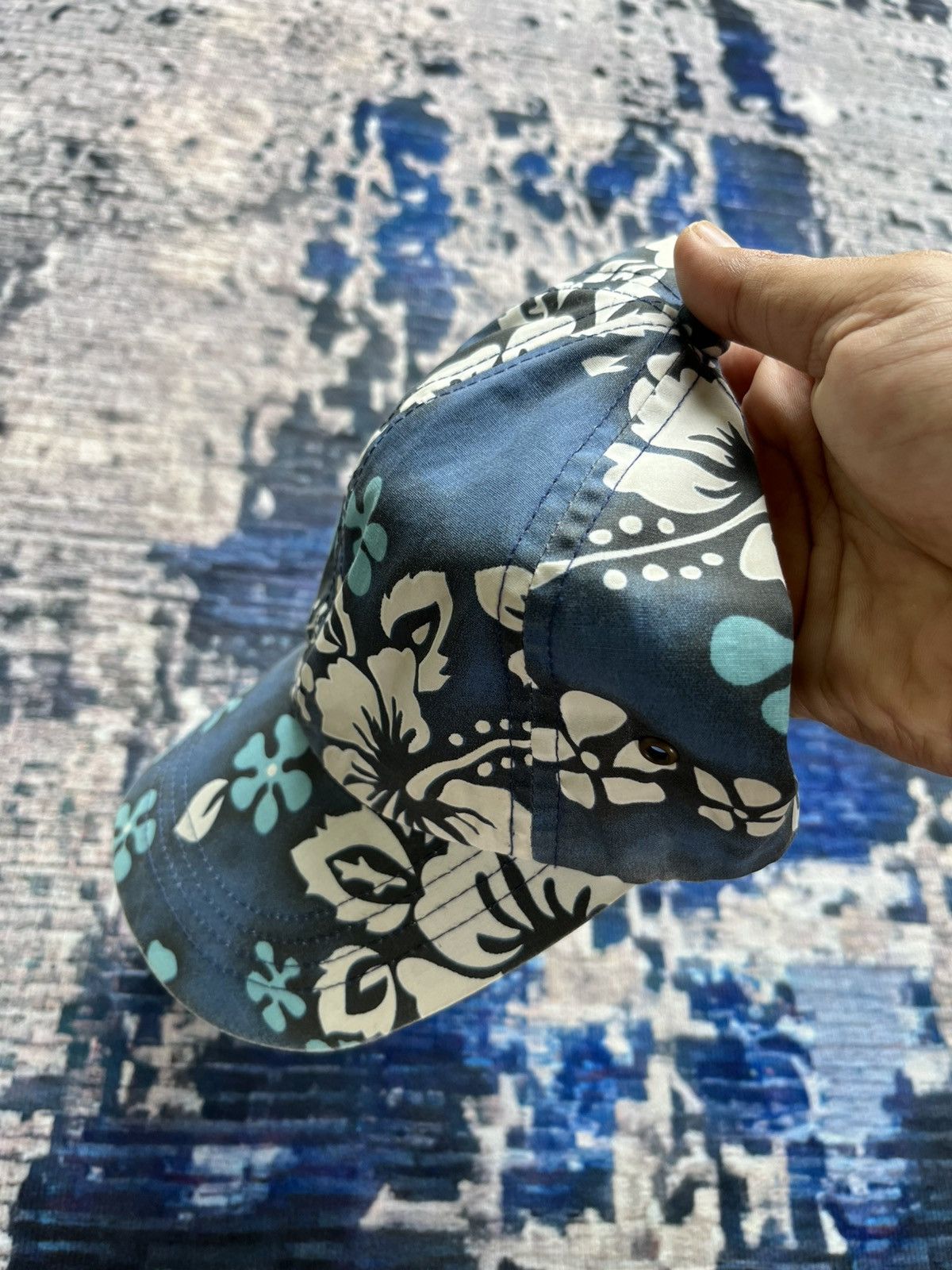 Vintage 🔥Vintage Hippie Flower Cap 90s Size ONE SIZE - 2 Thumbnail