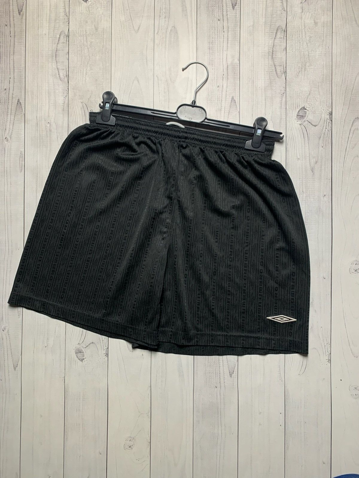 Umbro × Vintage Vintage Umbro soccer shorts monogram size XL black Size US 36 / EU 52 - 1 Thumbnail
