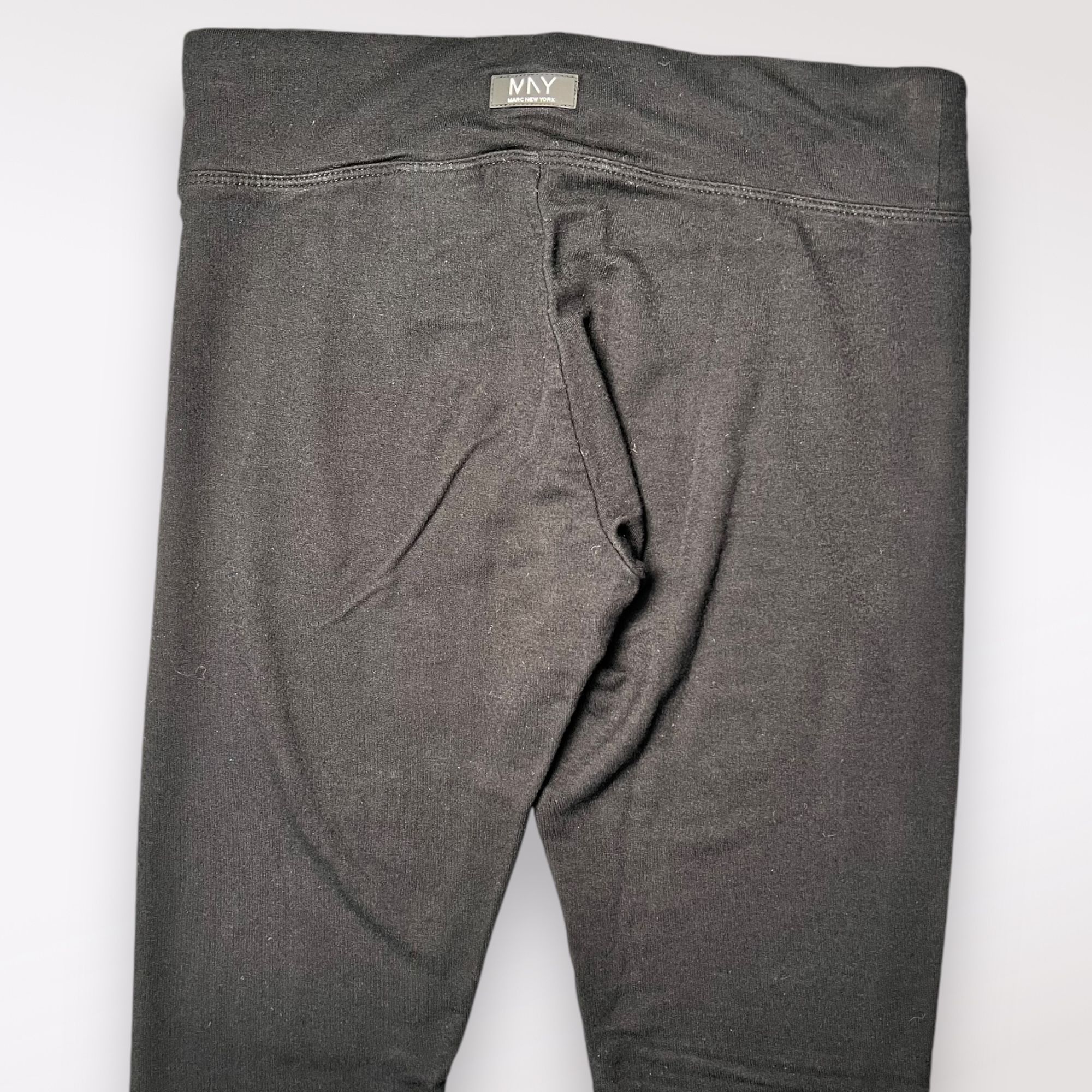 Designer Marc New York MNY Black Leggings Gold + White Stripes Small Size 28" / US 6 / IT 42 - 7 Thumbnail