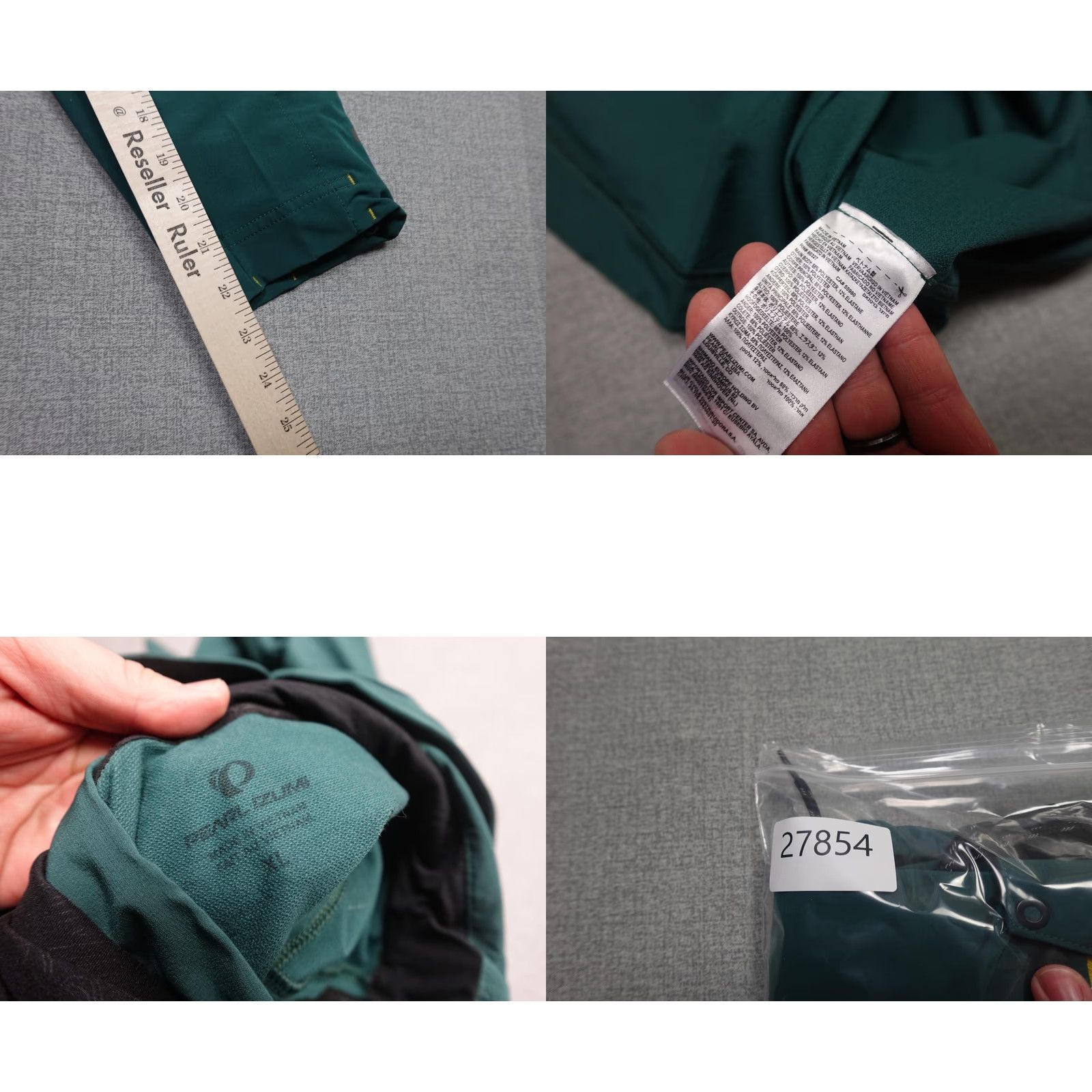 PEARL iZUMi Pearl Izumi Windbreaker Jacket Mens XL Green Hooded Reflective Softshell Cycling Windbreaker Jacket Size US XL / EU 56 / 4 - 8 Thumbnail