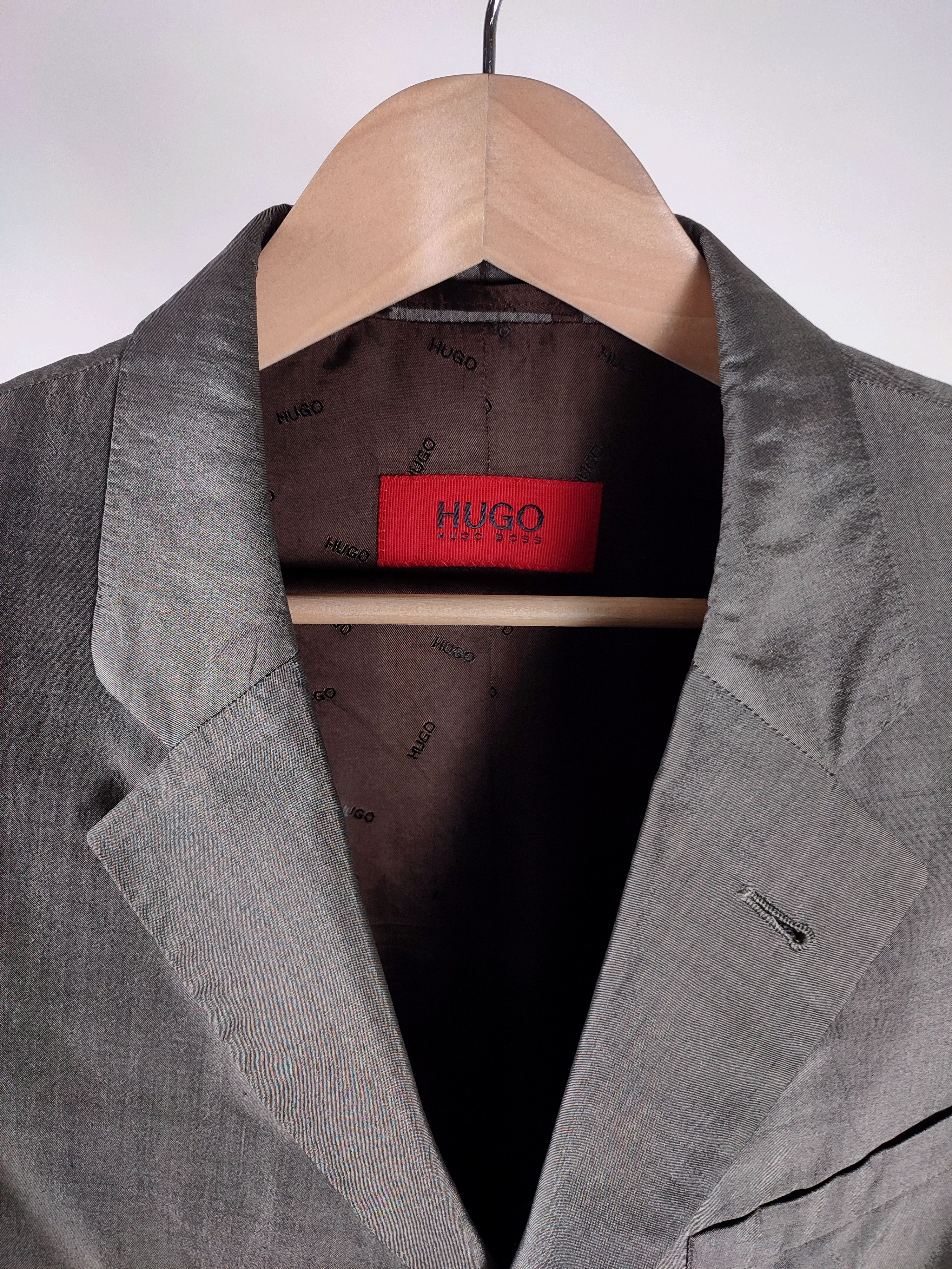 Hugo Hugo Boss 100% Silk Blazer Size 48R - 9 Thumbnail