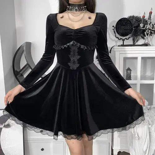 Japanese Brand Vintage Bust Long Sleeve Dress Size ONE SIZE - 3 Thumbnail