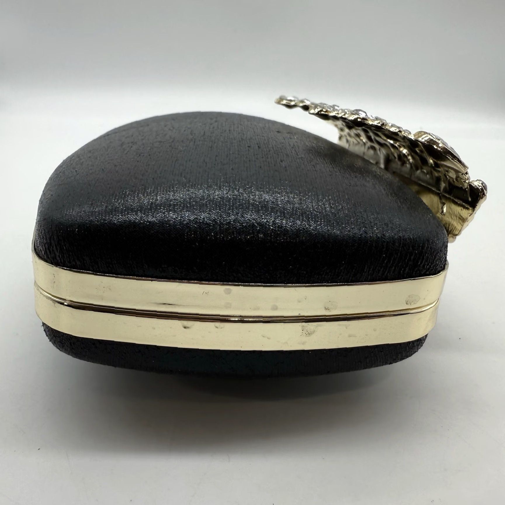 Vintage Kate Landry Black Clutch Evening Bag Rhinestones Crossbody Ladies Size ONE SIZE - 4 Thumbnail