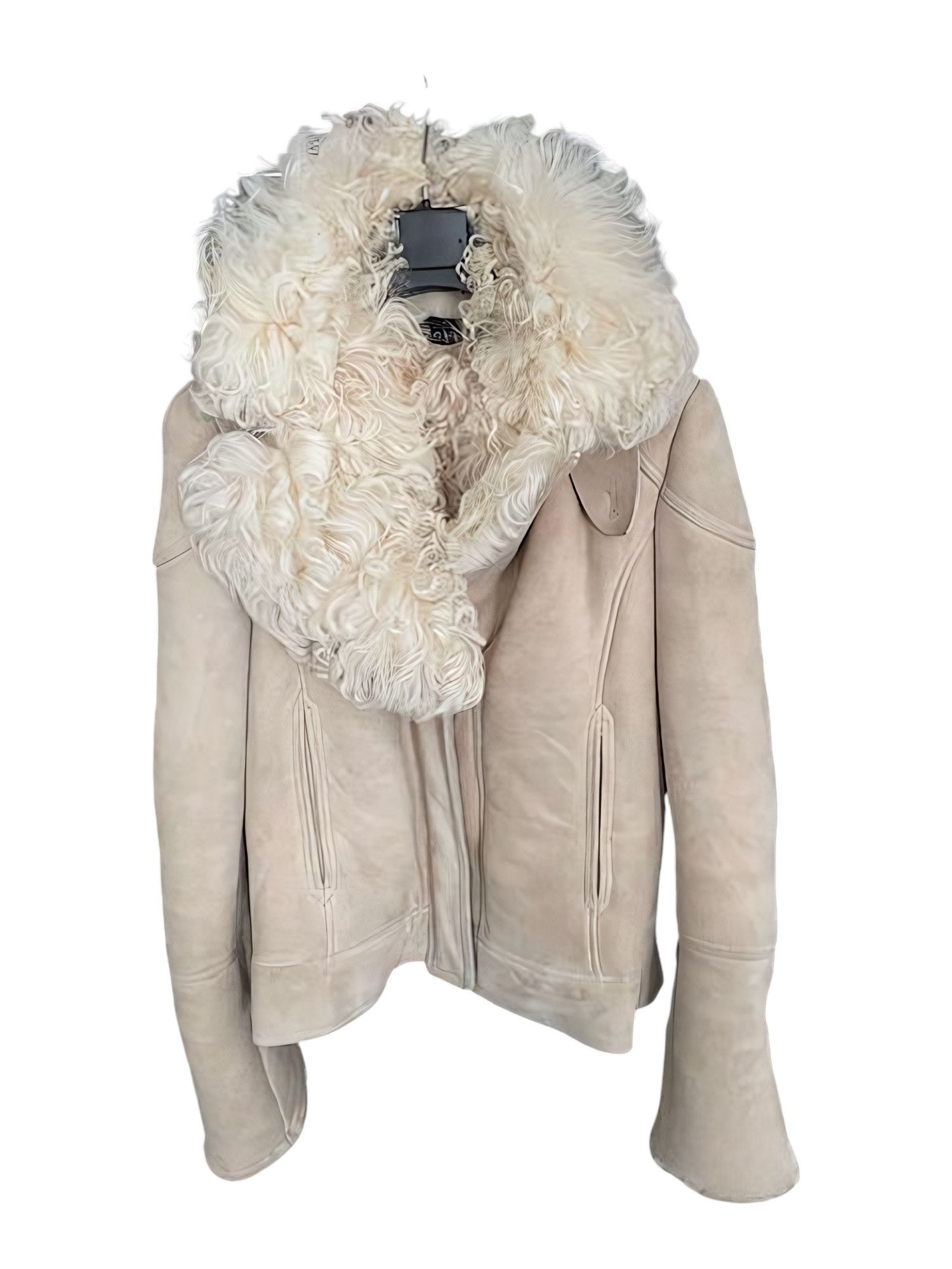 Gucci MONGOLIAN LAMB FUR SHEARLING SUEDE LEATHER JACKET TOM FORD Size M / US 6-8 / IT 42-44 - 2 Thumbnail