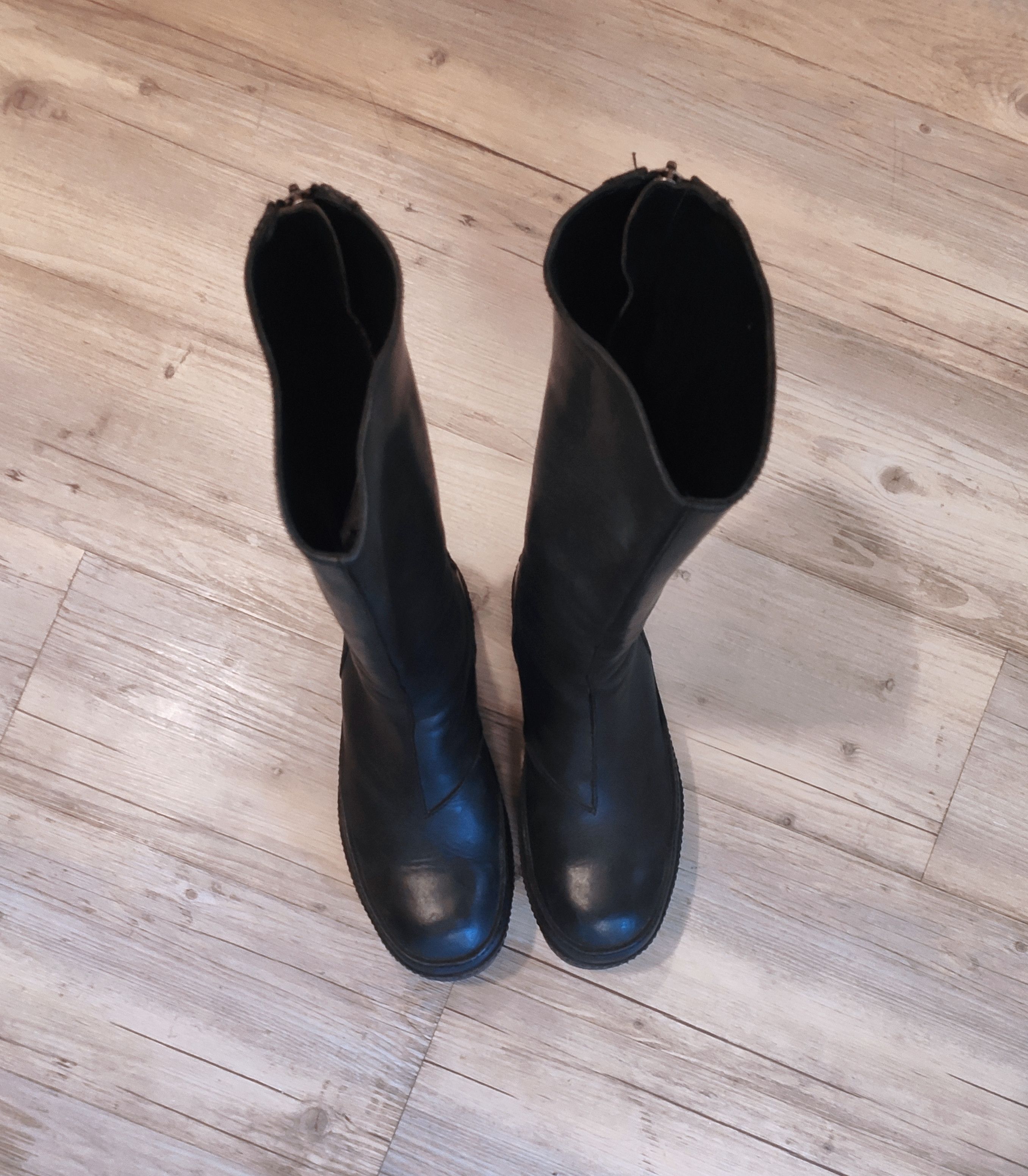 Julius GRAIL! FW12 backzip boots.Like Rick Owens or Guidi Size US 9.5 / EU 42-43 - 8 Thumbnail