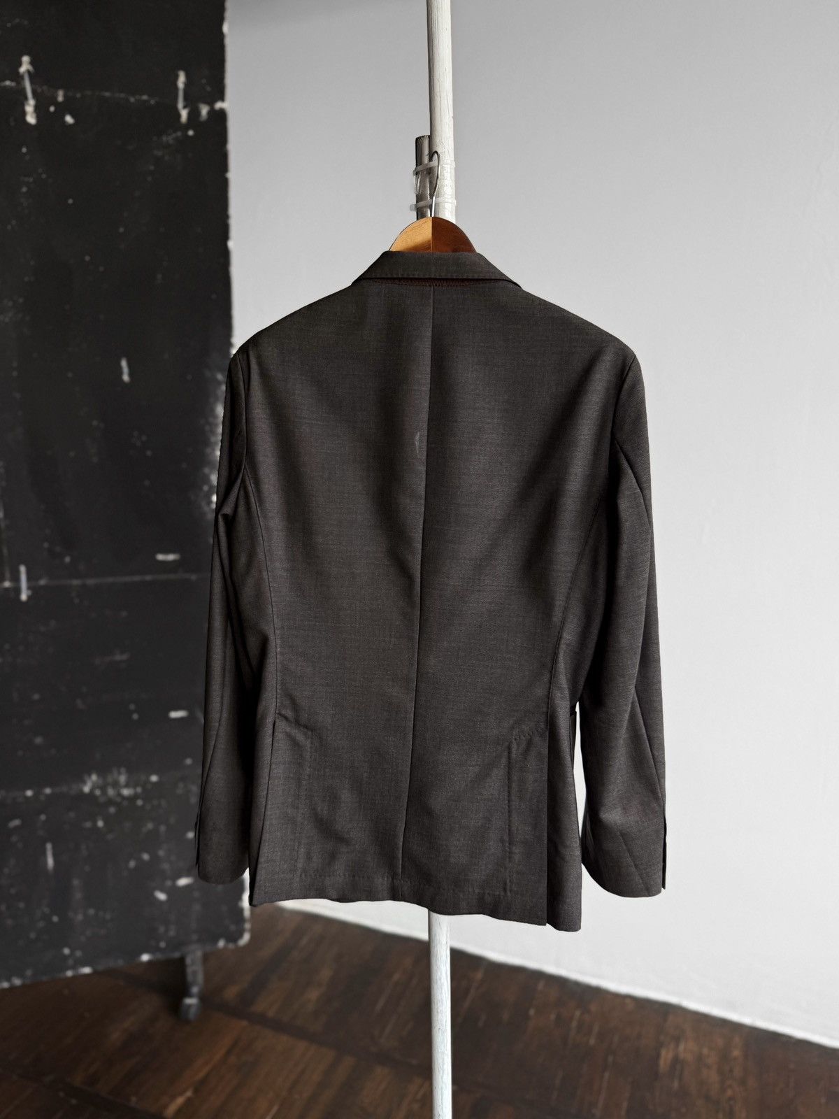 Designer × Oscar Jacobson Oscar Jacobson Premium Dark Brown Einar Suit Blazer Jacket Size 36S - 5 Thumbnail