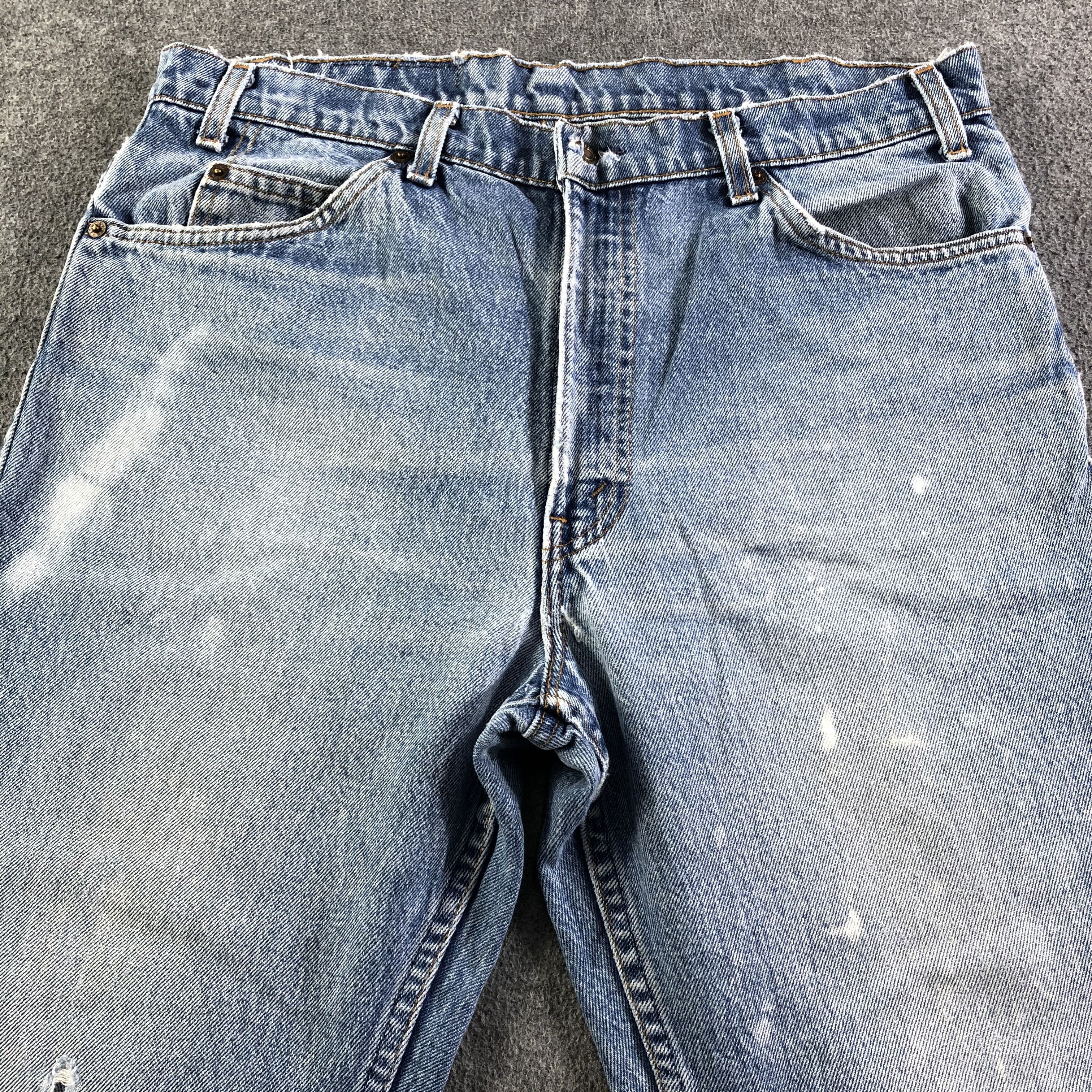 Levi's Vintage Blue Wash Levis Jeans-J3443 Size US 35 - 3 Thumbnail